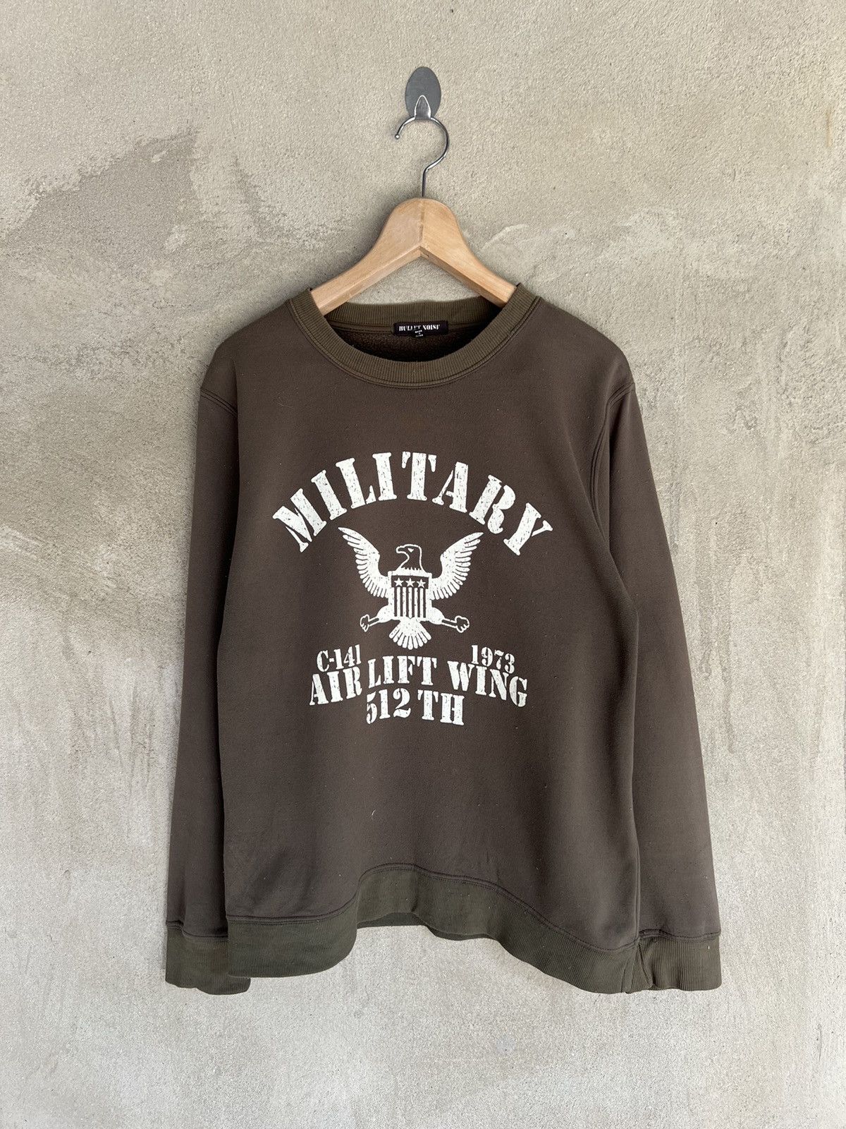 Japanese Brand Japanese Brand Bullet Noise Military Style Sweatshirt Size US S / EU 44-46 / 1 - 2 Thumbnail
