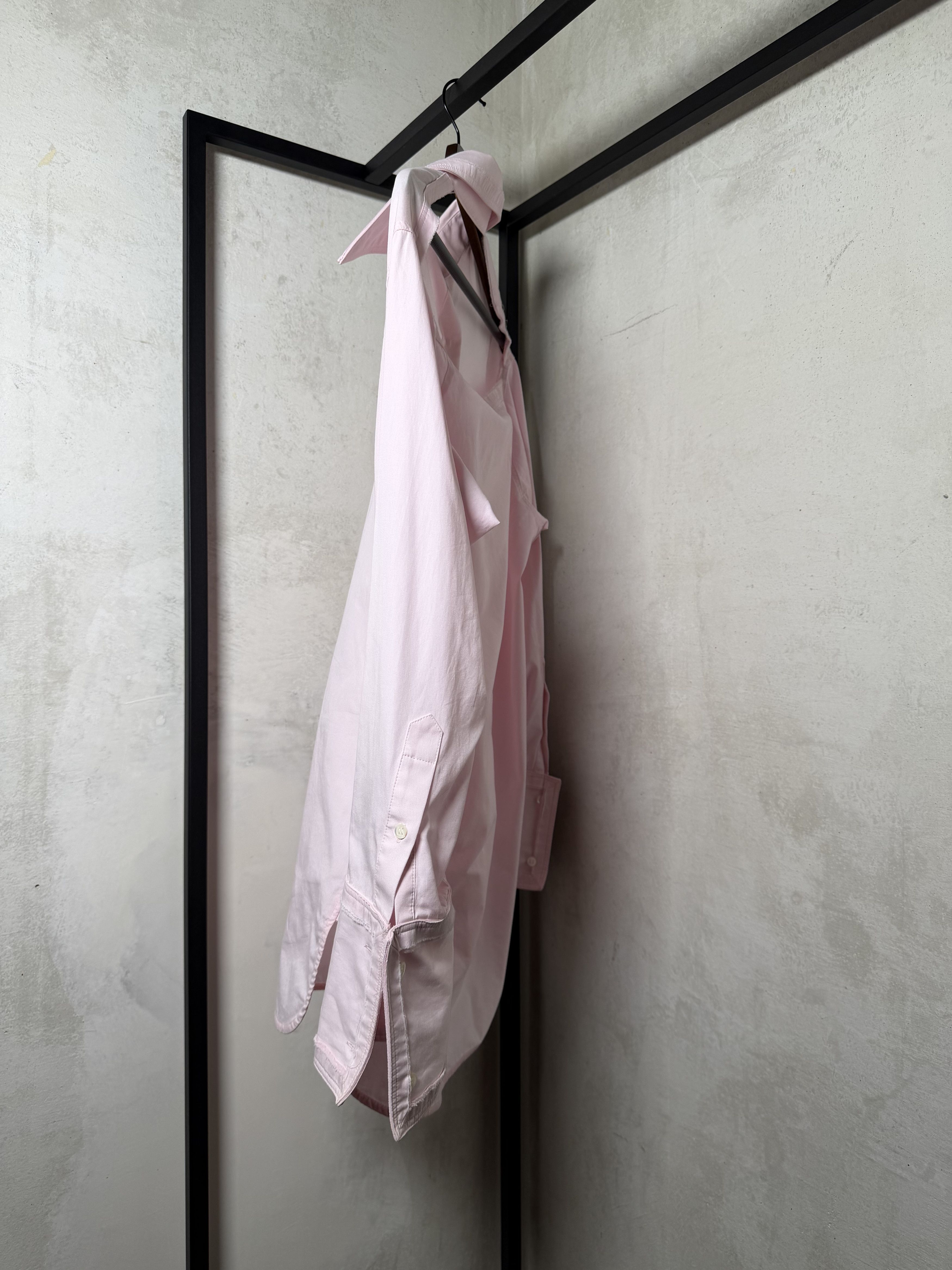 Helmut Lang Helmut Lang Open Back Pink Button Up Pointy Collar Shirt Size S / US 4 / IT 40 - 3 Thumbnail