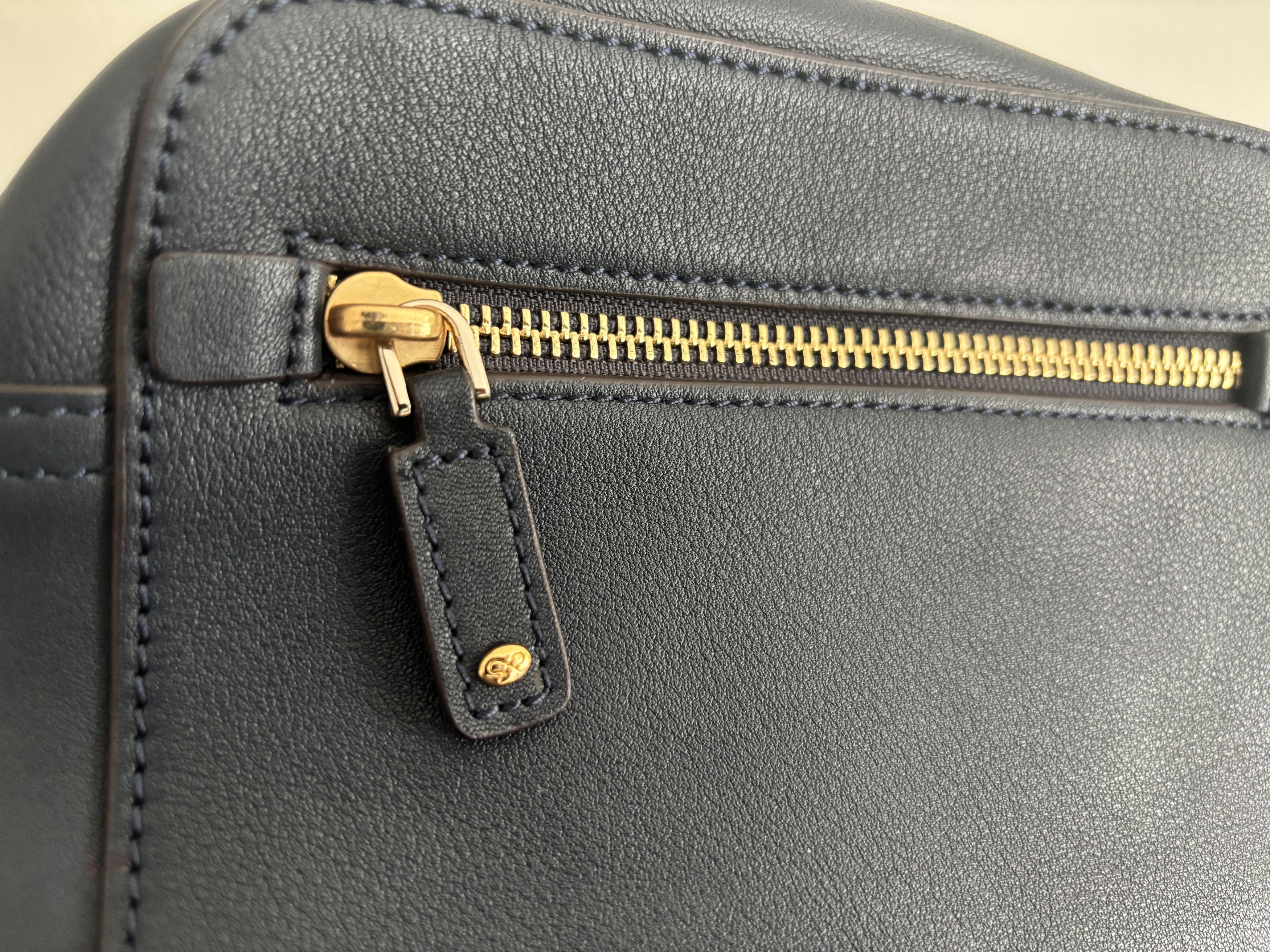 Anya Hindmarch $995 Blue Leather Eyes Crossbody Bag/ Shoulder Strap Purse Size ONE SIZE - 14 Thumbnail