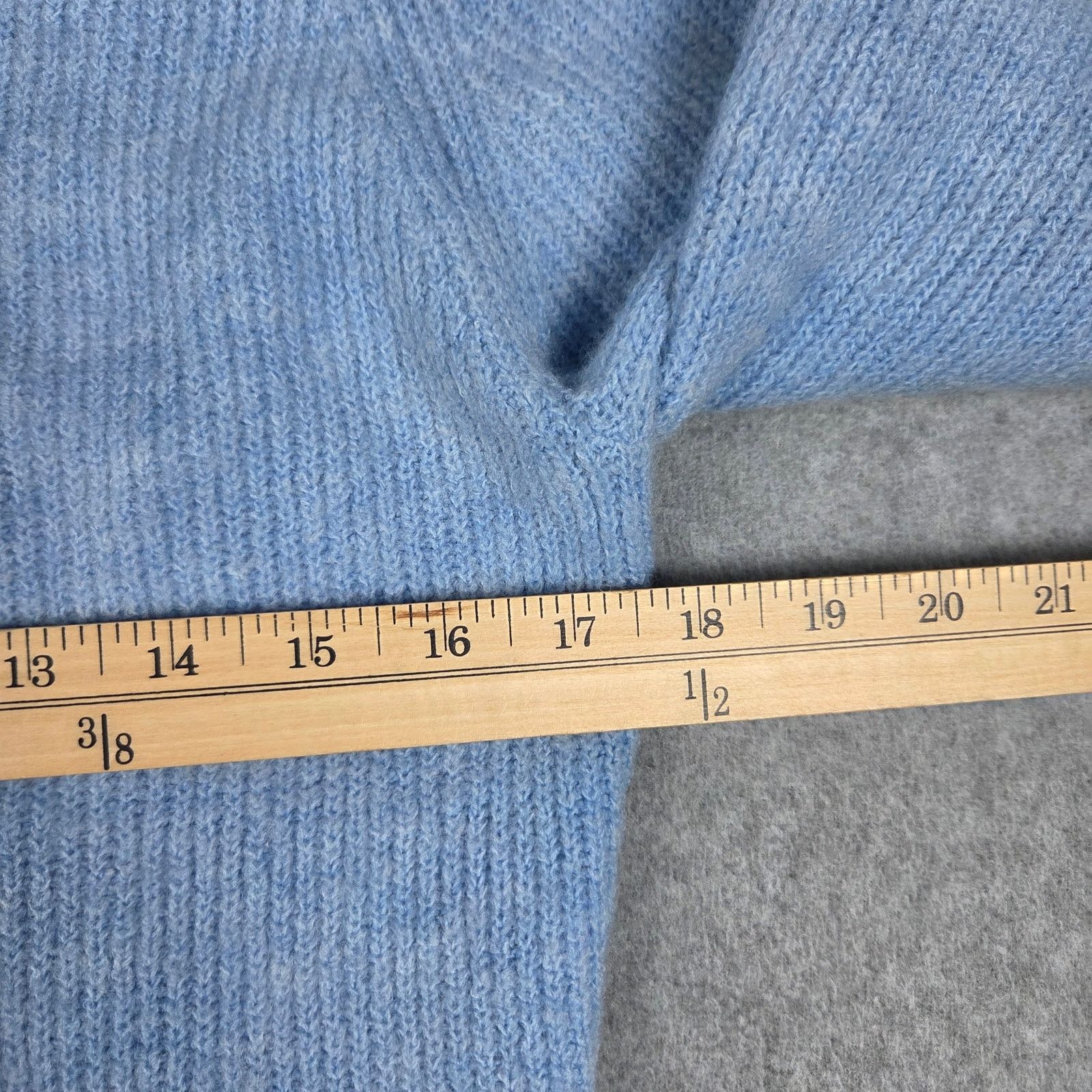 H&M H&M Large Blue Sweater Dress Versatile Cowl Neck Size L / US 10 / IT 46 - 9 Thumbnail