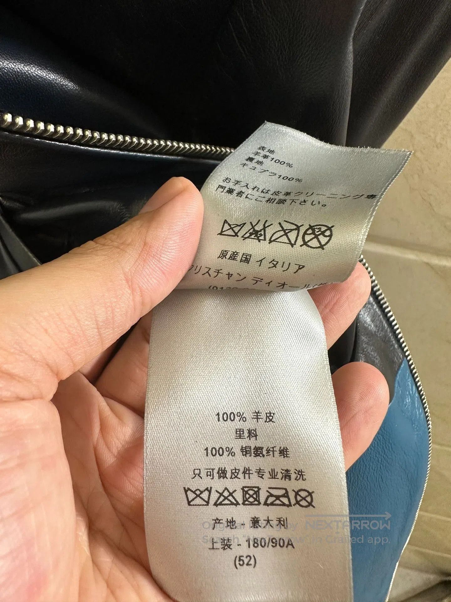 Dior Dior Lambskin Zip. Size US L / EU 52-54 / 3 - 7 Thumbnail