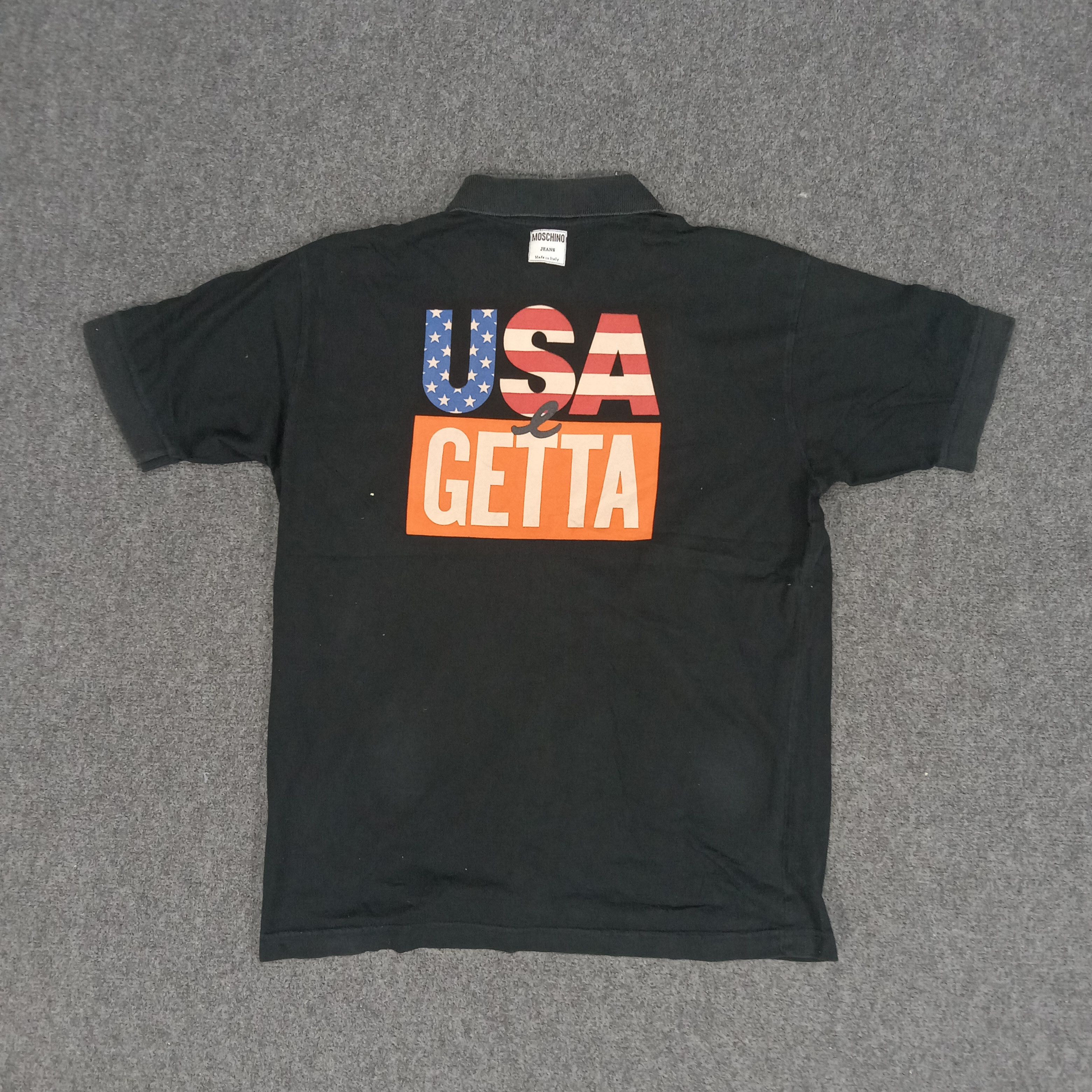 Moschino × Vintage Moschino USA Flag Designs Polos Size US M / EU 48-50 / 2 - 1 Thumbnail