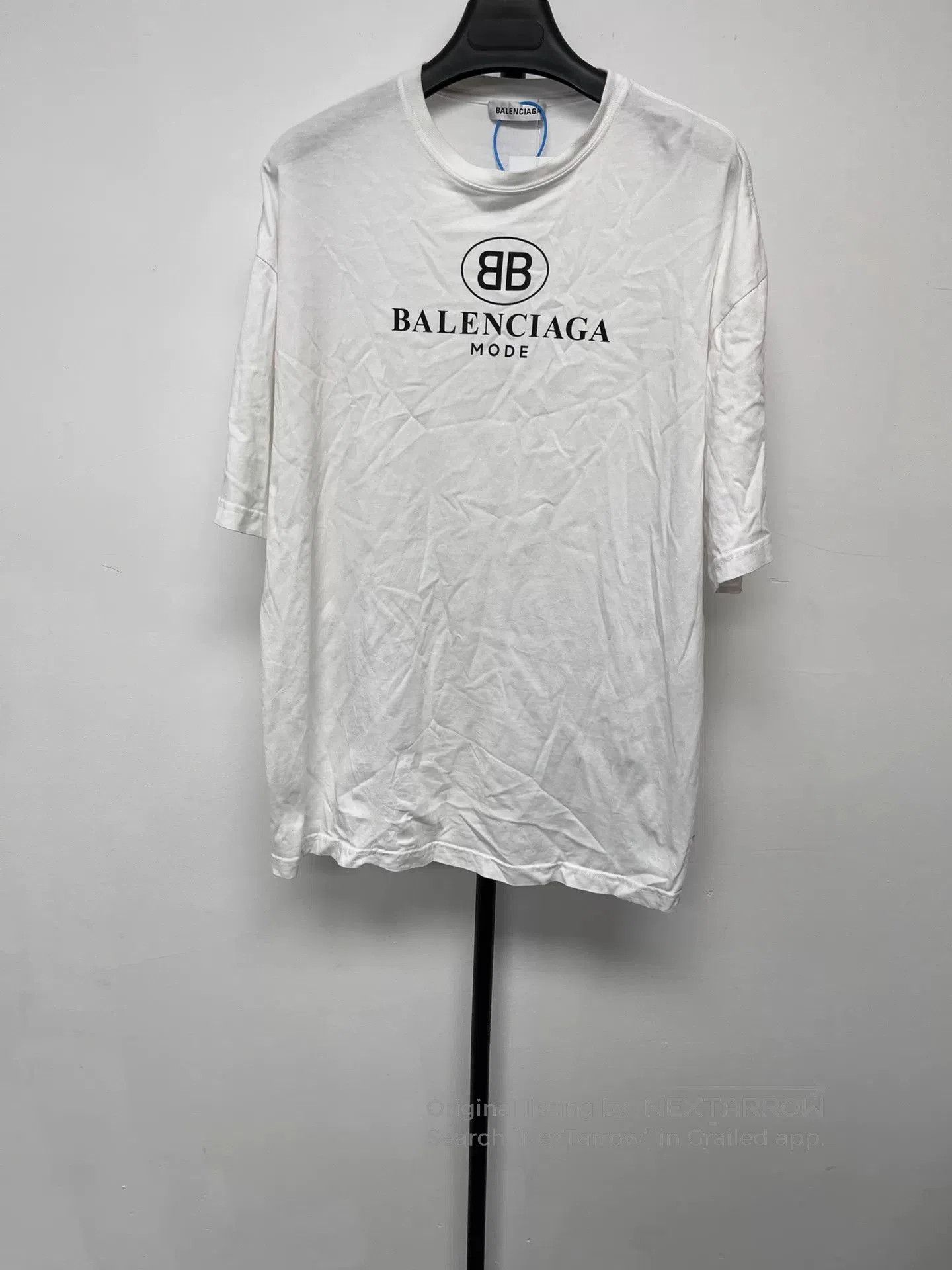 Balenciaga Balenciaga Logo Print Crewneck T-Shirt. Size US S / EU 44-46 / 1 - 1 Thumbnail