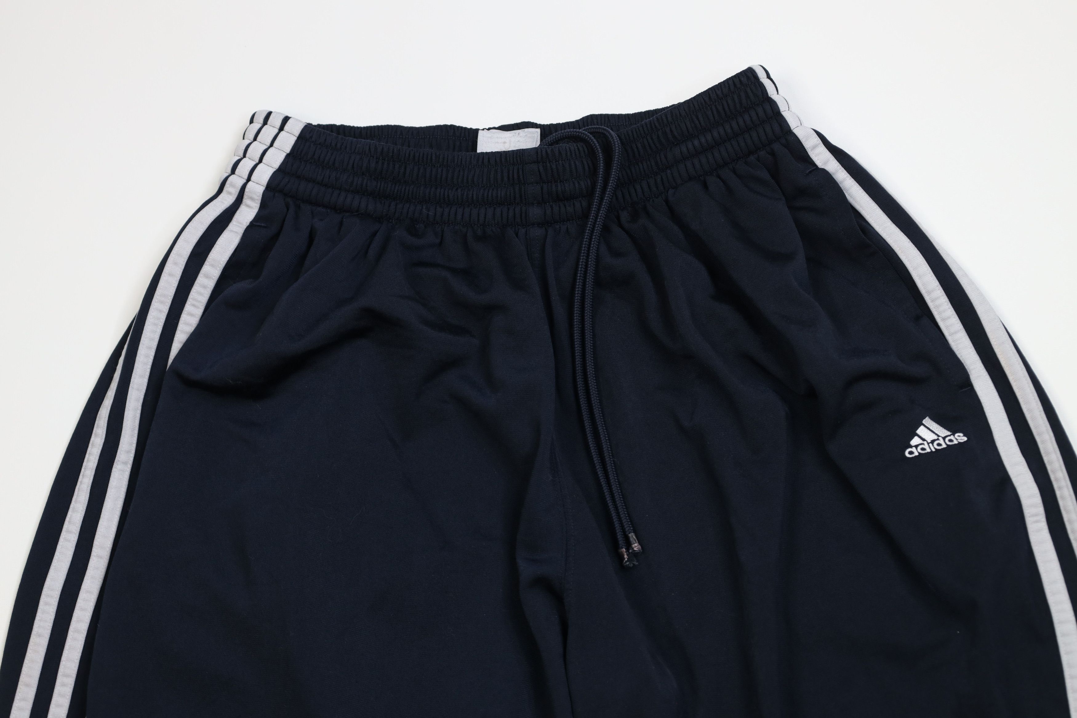 Adidas Vintage Y2K Adidas Spell Out Wide Leg Sweatpants Pants Silky Size US 36 / EU 52 - 2 Thumbnail