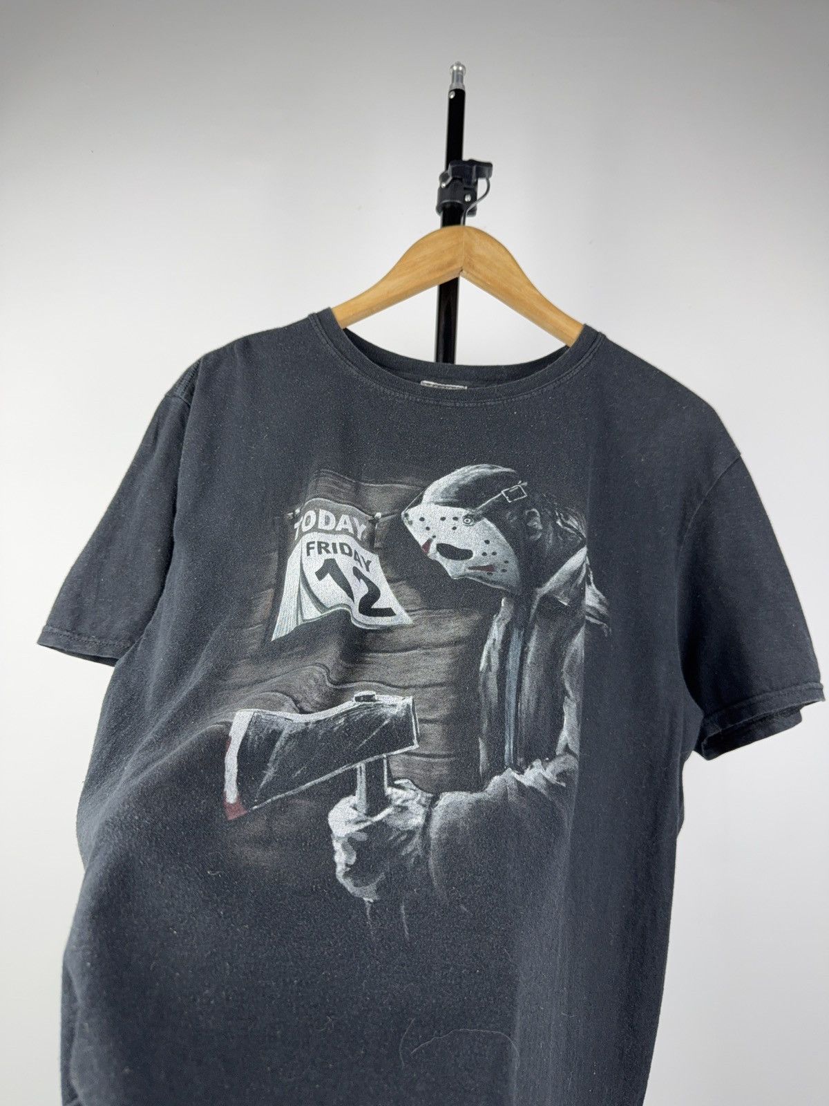 Band Tees × Vintage Vintage Y2K Friday 12 Vamp Horror Art Faded T shirt Size US L / EU 52-54 / 3 - 3 Thumbnail
