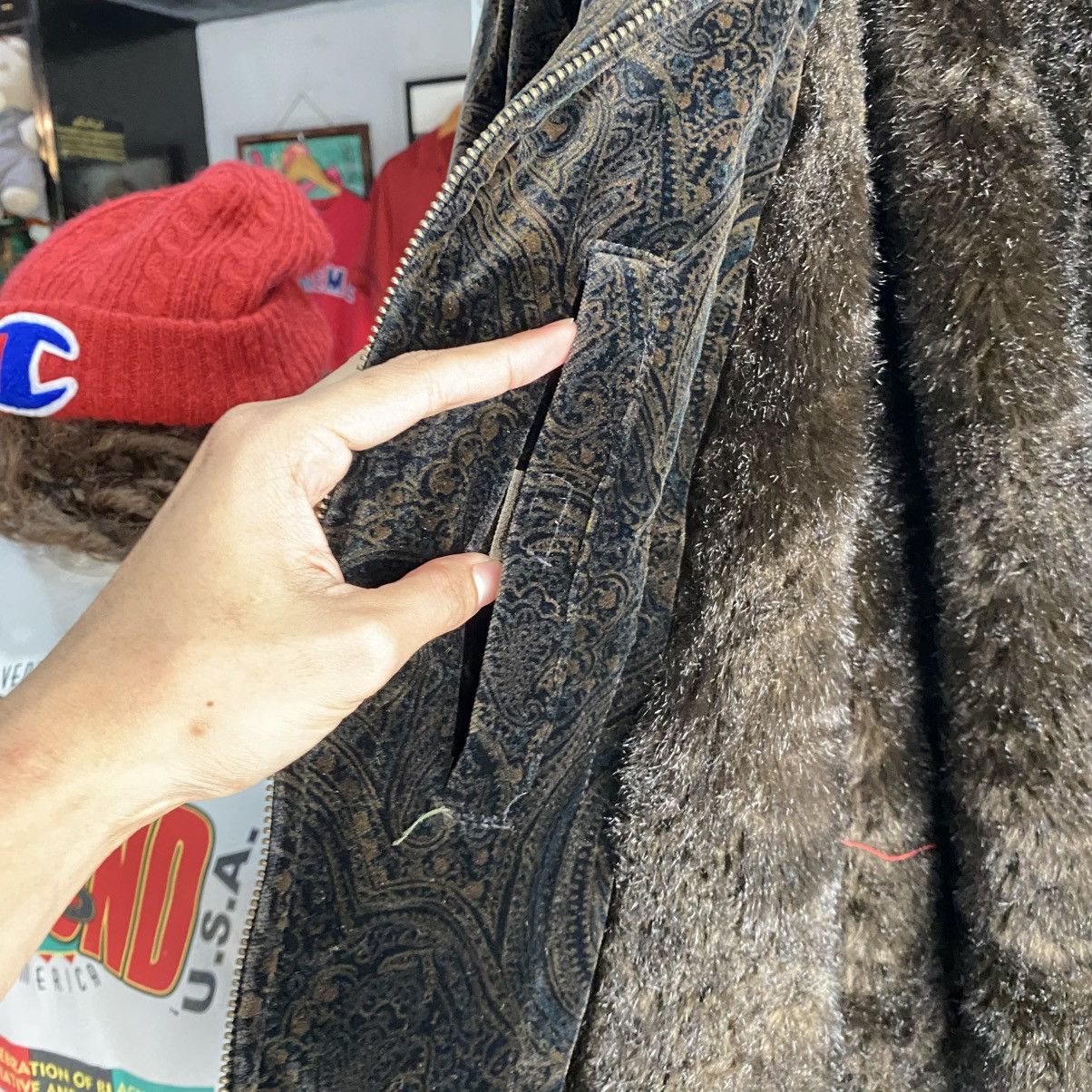 Pierre Balmain Vintage Pierre Balmain Brown Paisley Jacquard Bomber Jacket Size US L / EU 52-54 / 3 - 17 Thumbnail