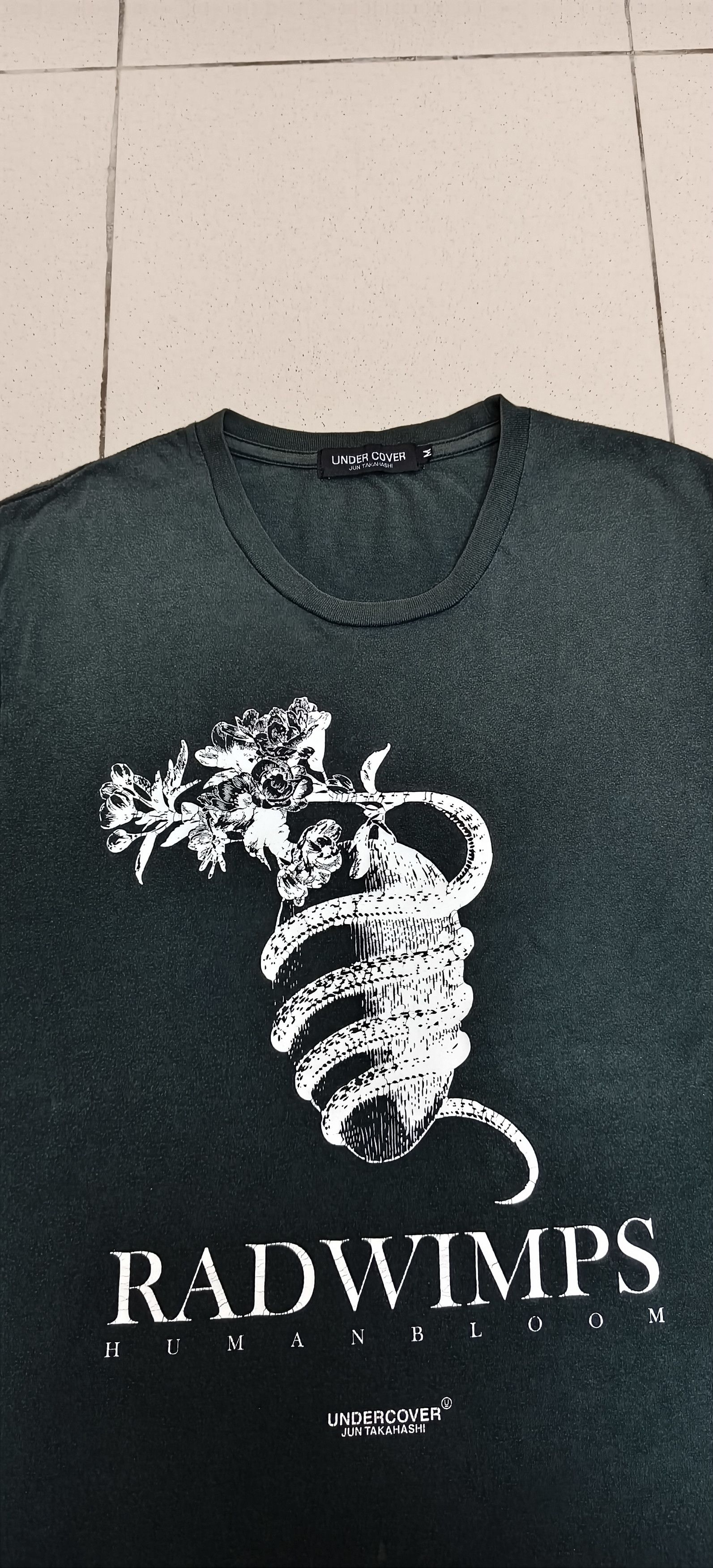 Jun Takahashi UC Radwimps Human Bloom Tour 2017 Ctn Tee Black Size US M / EU 48-50 / 2 - 8 Thumbnail