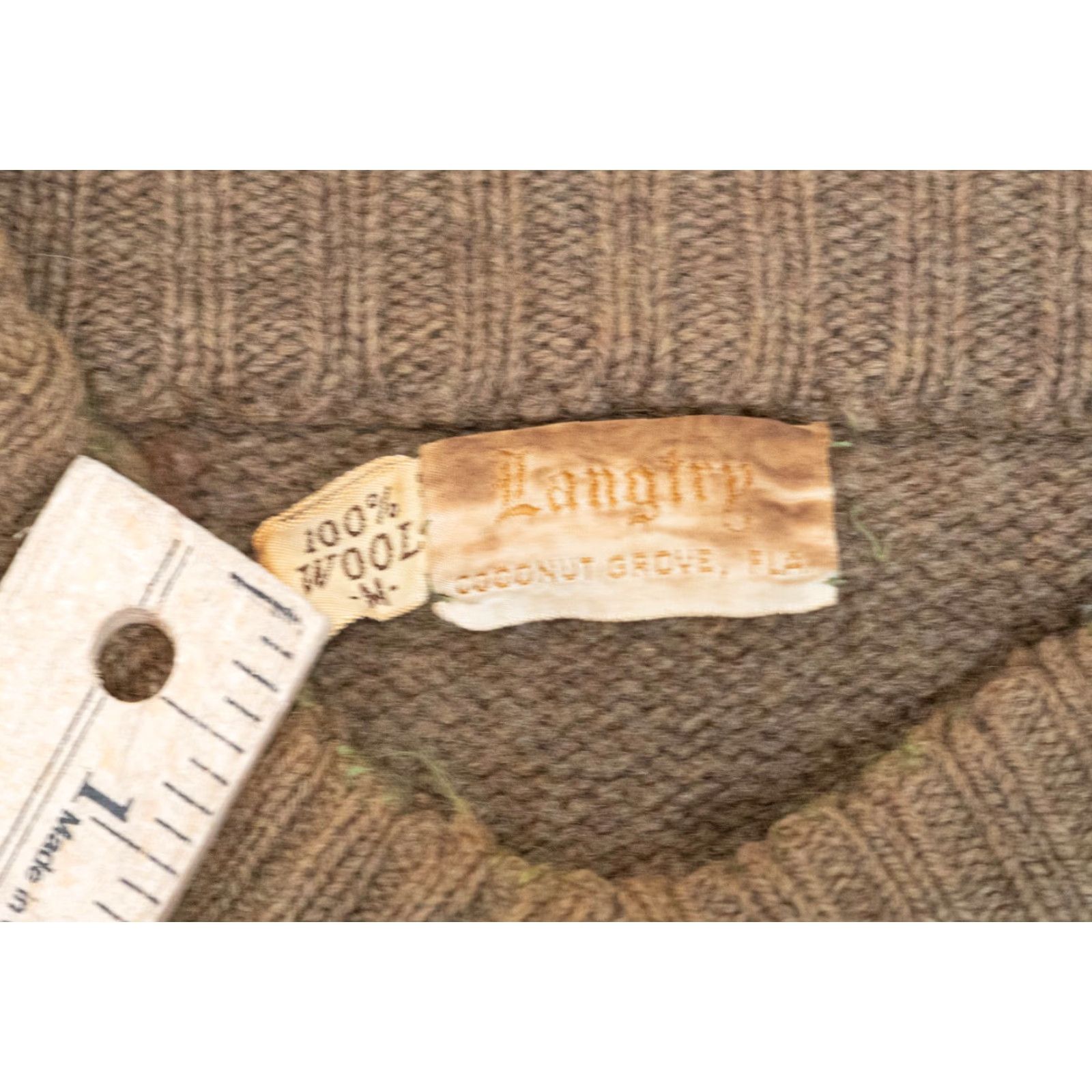 Vintage VINTAGE Langtry Sweater Womens Medium Wool Elbow Patches Fisherman Oarsman 50s 60s 70s 80s 90s Knit Pullover Brown Size M Womens Size M / US 6-8 / IT 42-44 - 3 Thumbnail