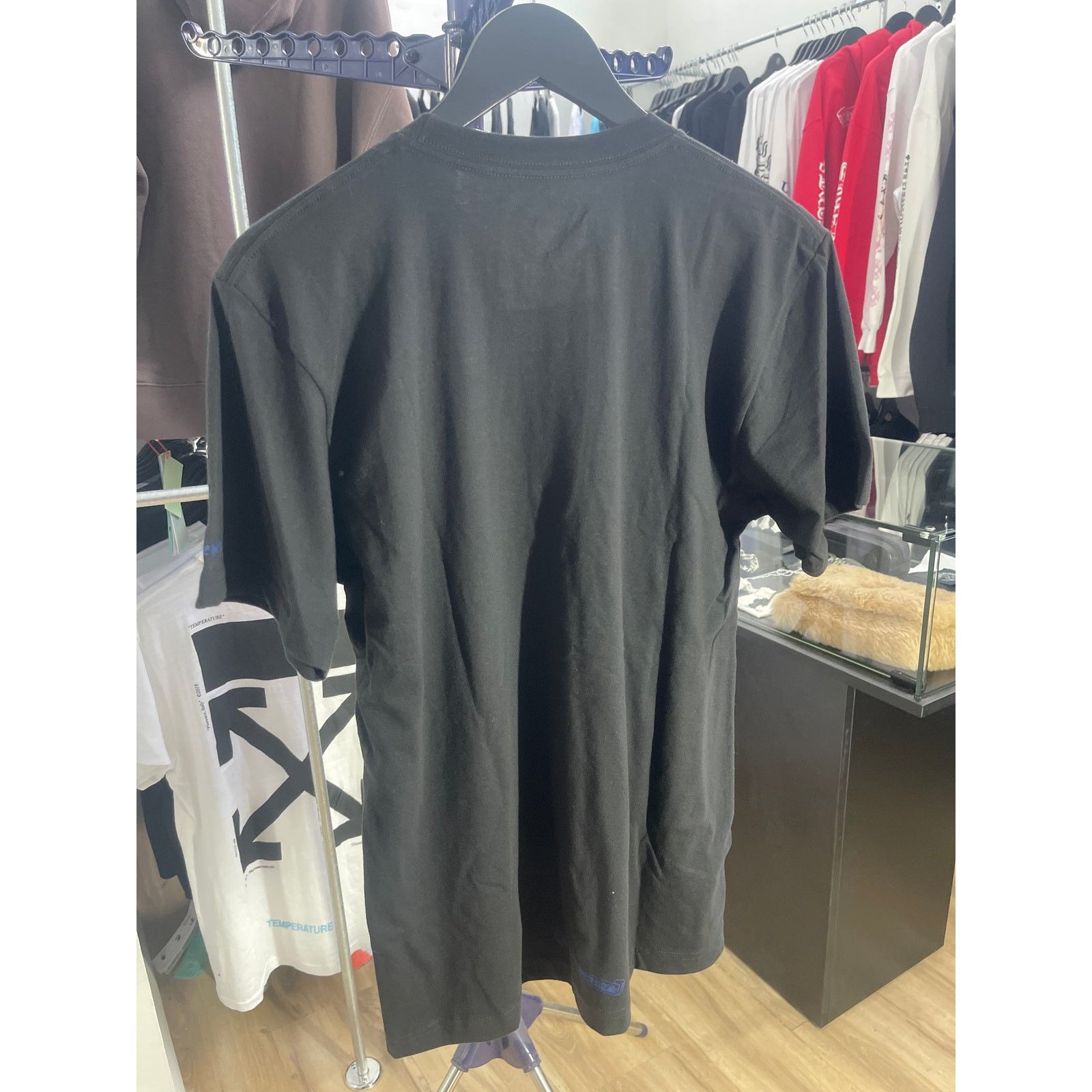 Chrome Hearts Chrome Hearts Blue Neck Logo Black S/S T-Shirt - Size Medium Size US M / EU 48-50 / 2 - 4 Thumbnail