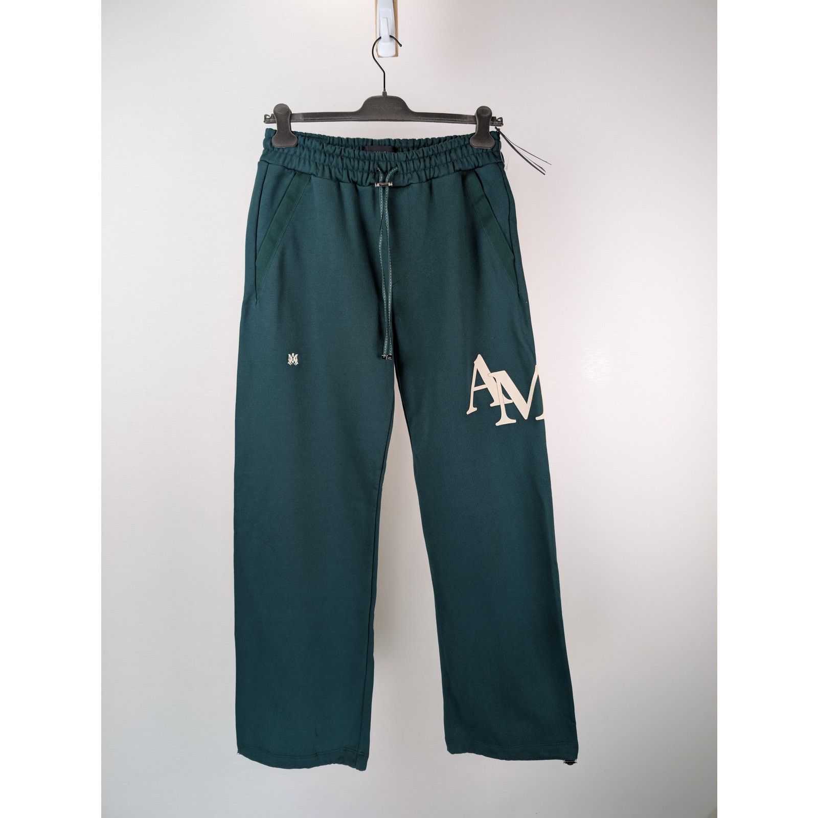 Amiri o1rshd1 Amiri Staggered Sweatpants in Rain Forest Size US 34 / EU 50 - 1 Thumbnail