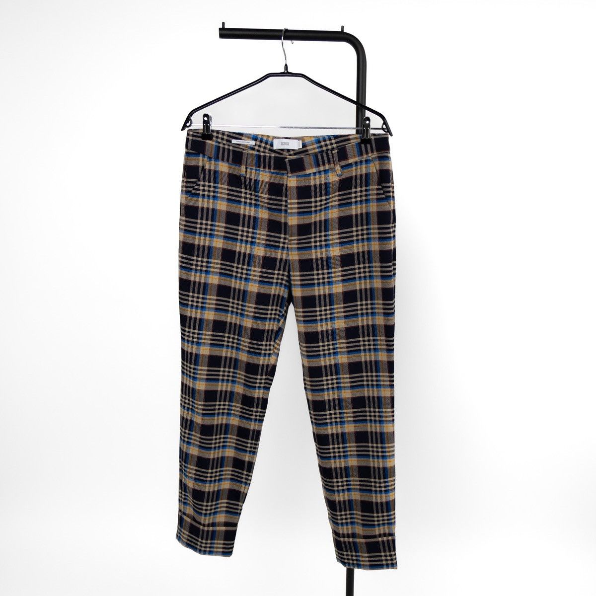 CLOSED Closed Womens Plaid Trousers Portuguese Fabric Check Pants Size 34" / US 12 / IT 48 - 1 Thumbnail