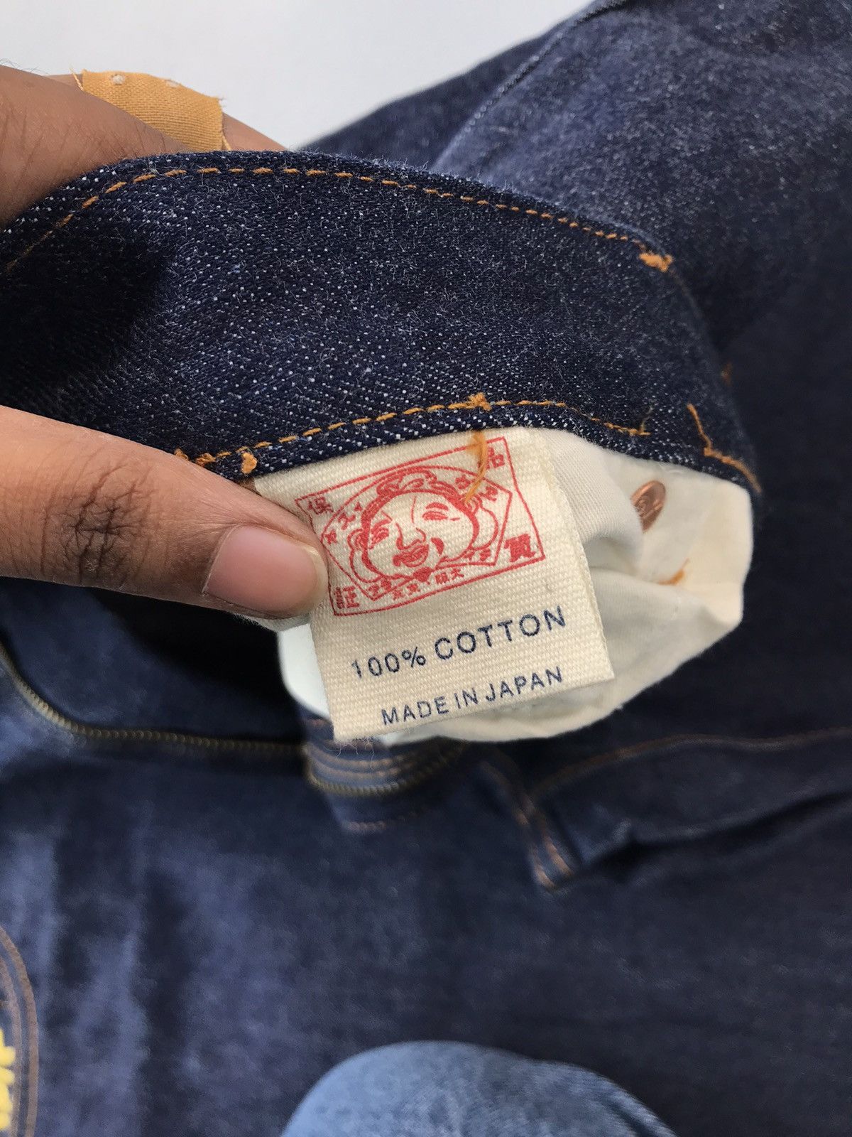Japanese Brand Vintage Japanese brand koi fish embroidered diecock denim Size US 42 / EU 58 - 6 Thumbnail