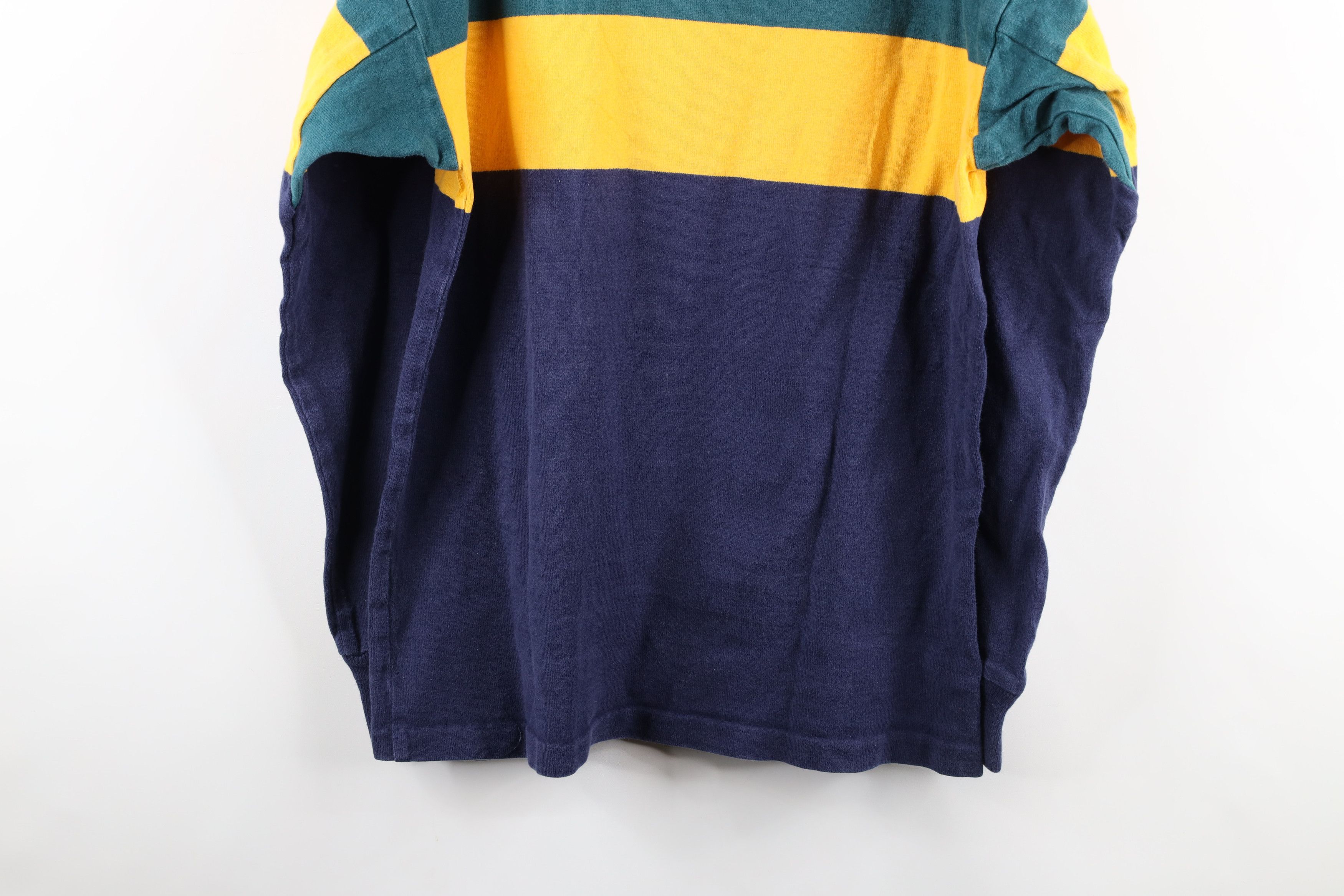 L.L. Bean × Vintage Vintage 90s LL Bean Heavyweight Mock Neck T-Shirt USA Size US L / EU 52-54 / 3 - 7 Thumbnail