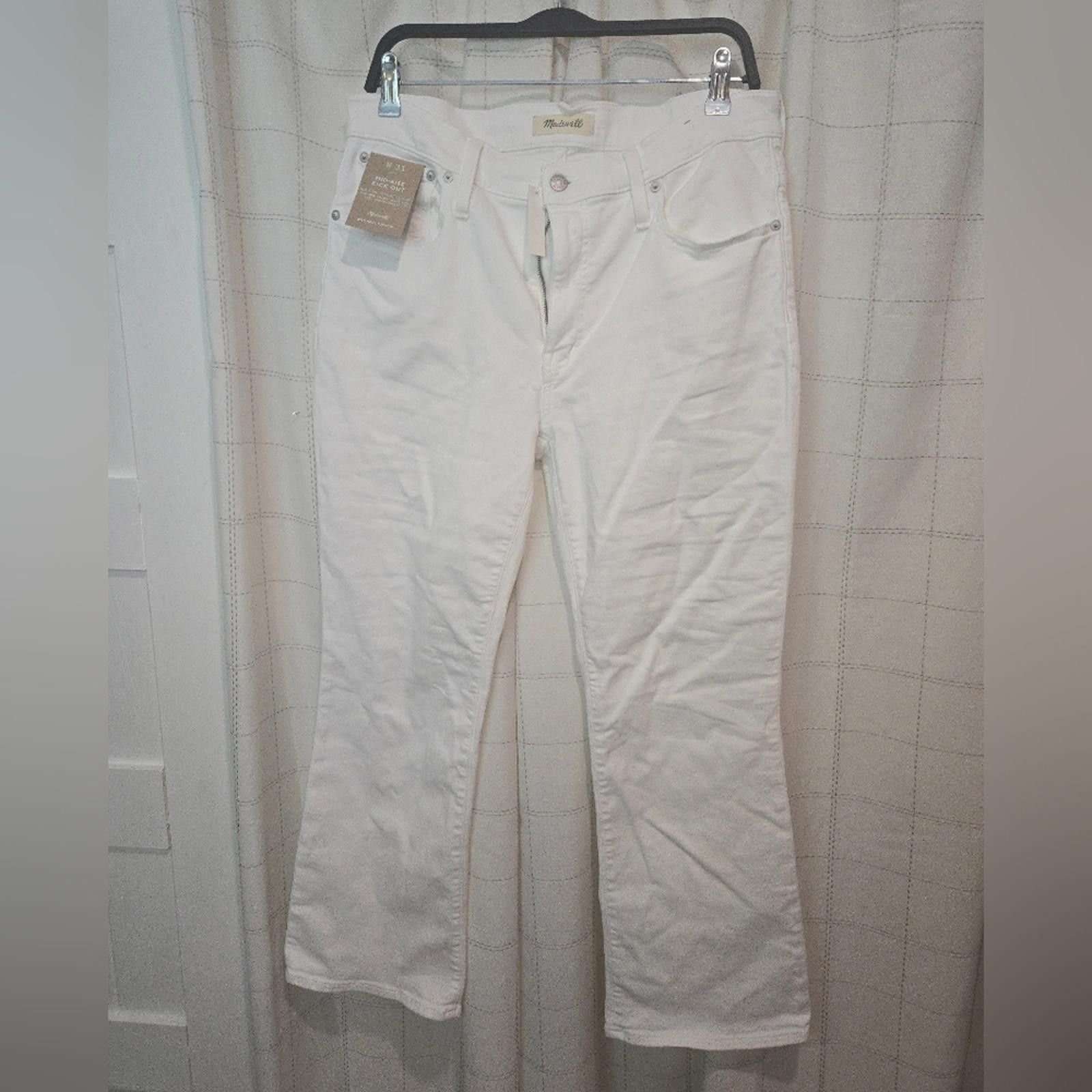 Madewell Madewell Kick Out Crop Jeans Size 31" - 2 Thumbnail