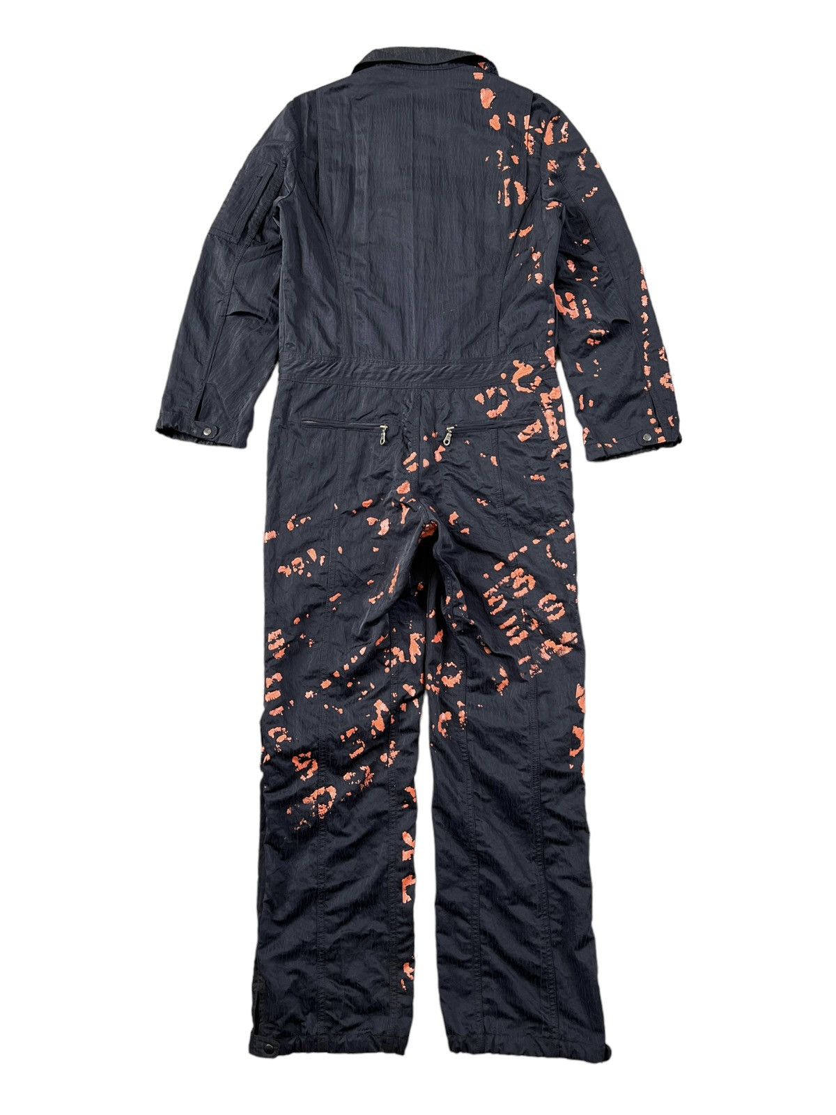 5351 POUR LES HOMMES 5351 Pour Les Hommes Multipocket Tech Painted Jumpsuit Size US 34 / EU 50 - 2 Thumbnail