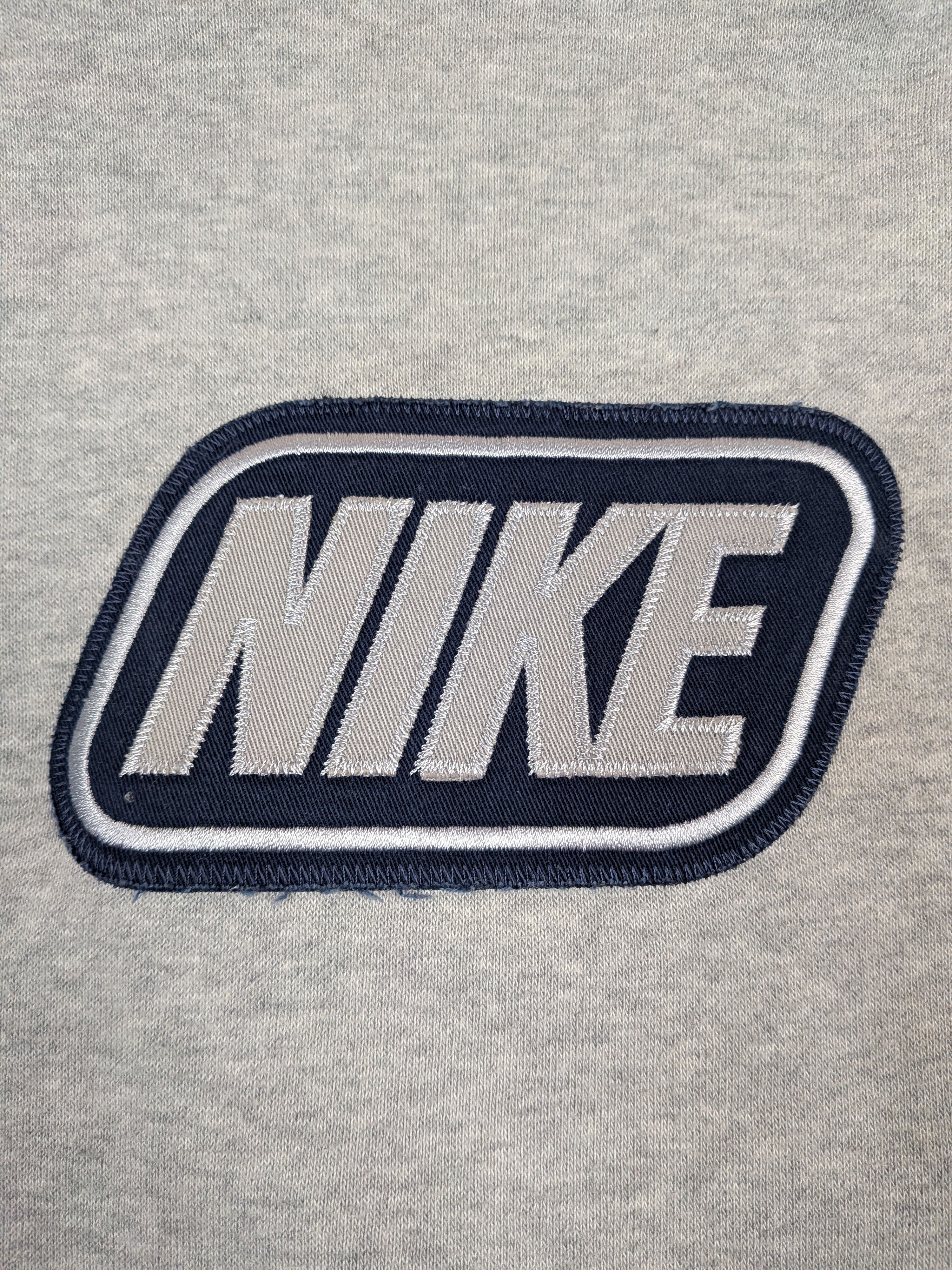 Nike Nike Rare Vintage Y2K Grey Hoodie Big Spellout Size XS/S Size US XS / EU 42 / 0 - 6 Thumbnail