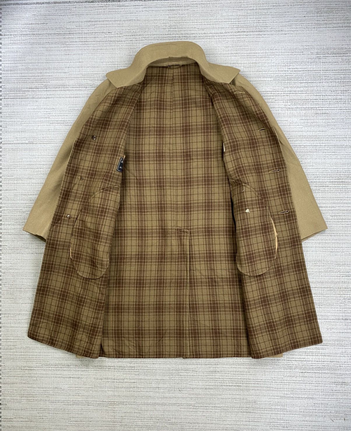 Brioni Vintage Brioni Roman Style Long Coat Wool Jacket Size US M / EU 48-50 / 2 - 6 Thumbnail
