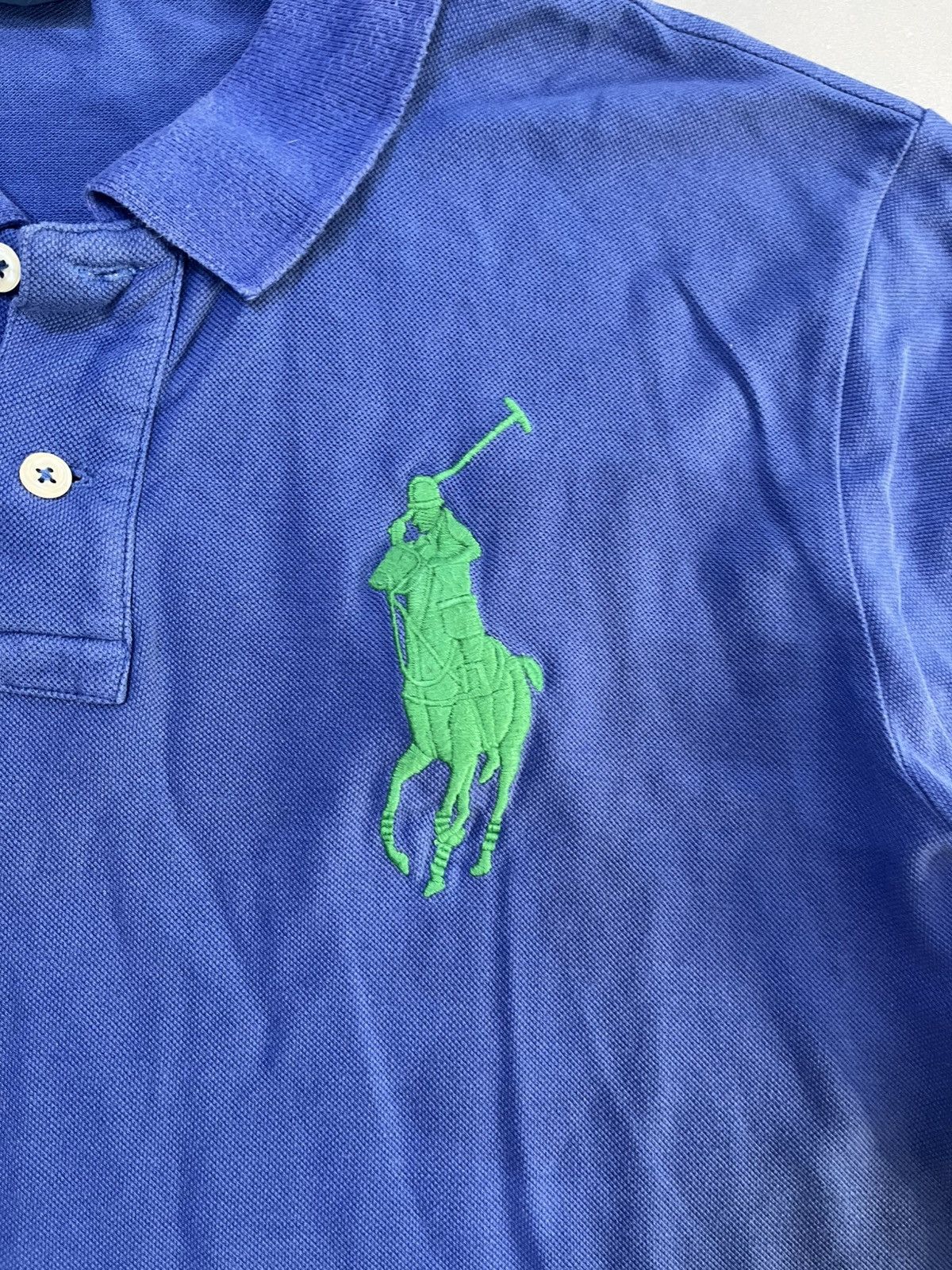 Polo Ralph Lauren × Vintage Vintage Polo Ralph Lauren Polo number 3 T- shirt Size US L / EU 52-54 / 3 - 3 Thumbnail