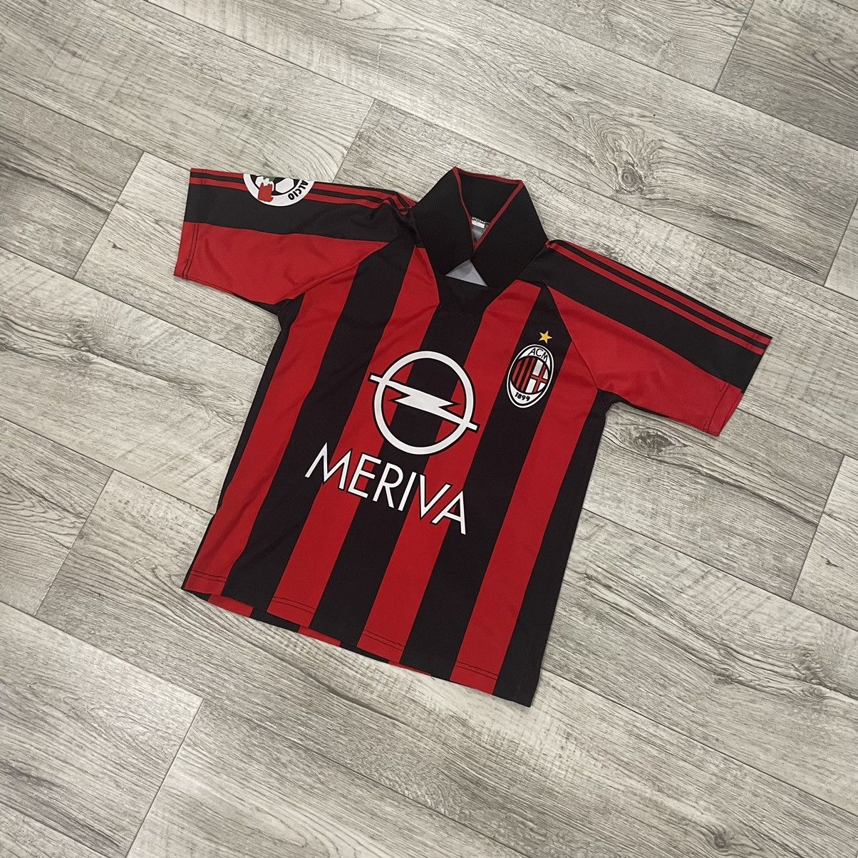 Vintage MERIVA AC MILAN 7 SHEVCHENKO 90s jersey tee shirt opel Size US S / EU 44-46 / 1 - 1 Thumbnail