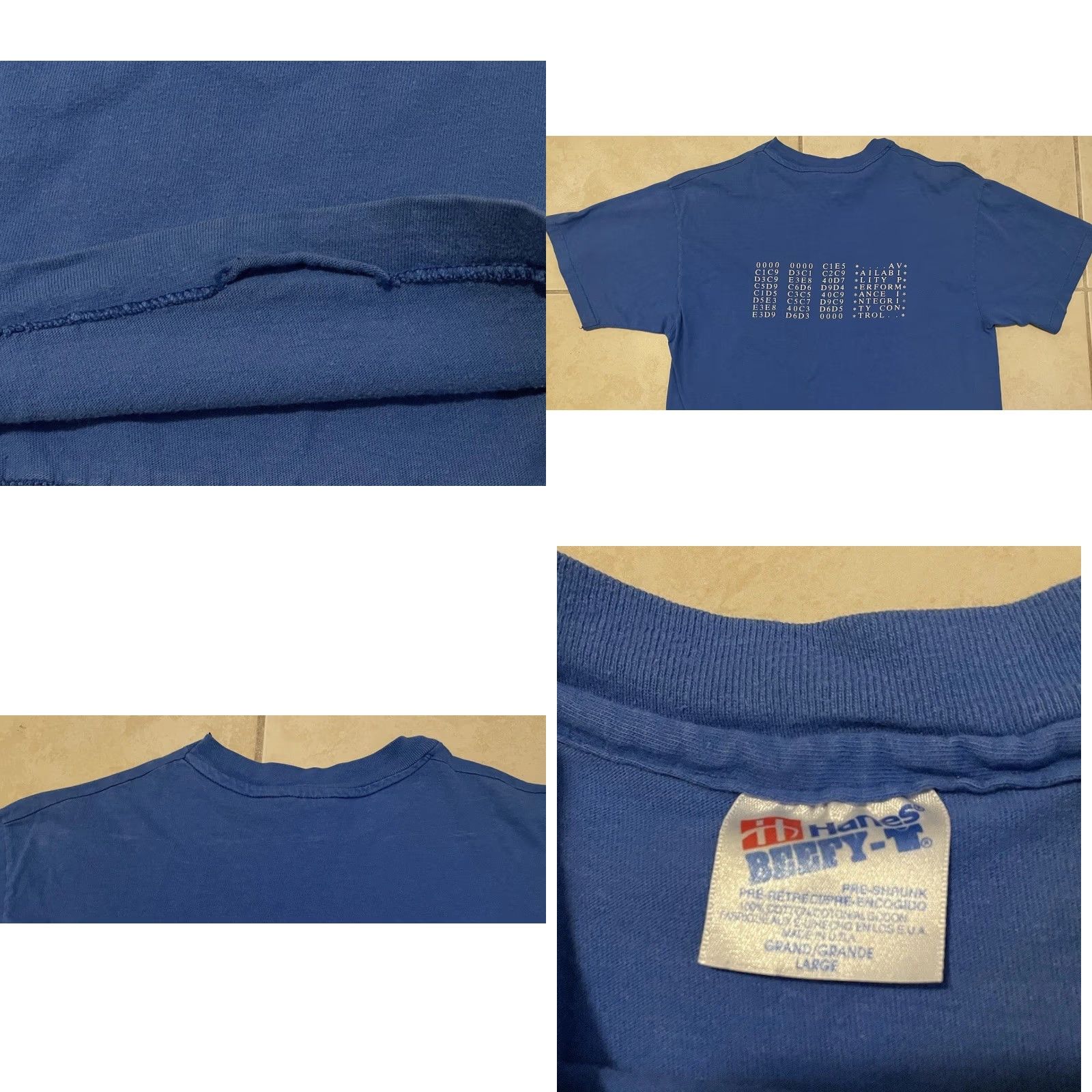Apple VINTAGE 90s BMC Software Faded Shirt M Blue Cotton Single Stitch T-Shirt Mens Adult Size US M / EU 48-50 / 2 - 9 Thumbnail