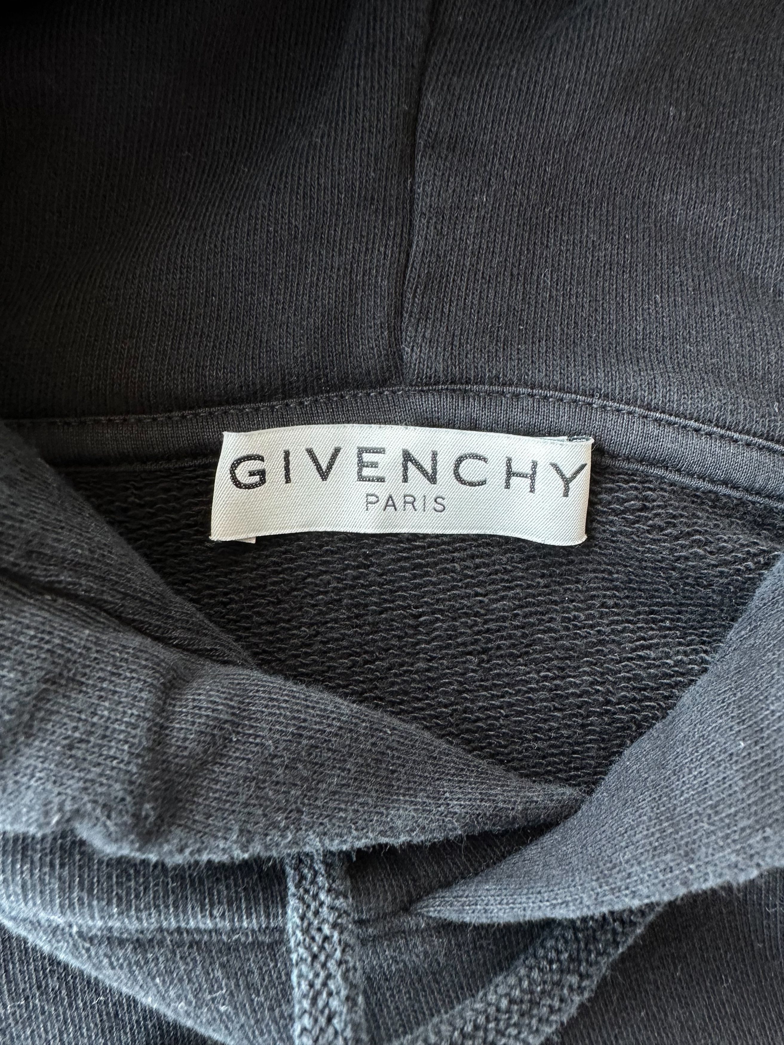 Givenchy Givenchy Black & White Refracted Logo Hoodie Size US XXL / EU 58 / 5 - 3 Thumbnail