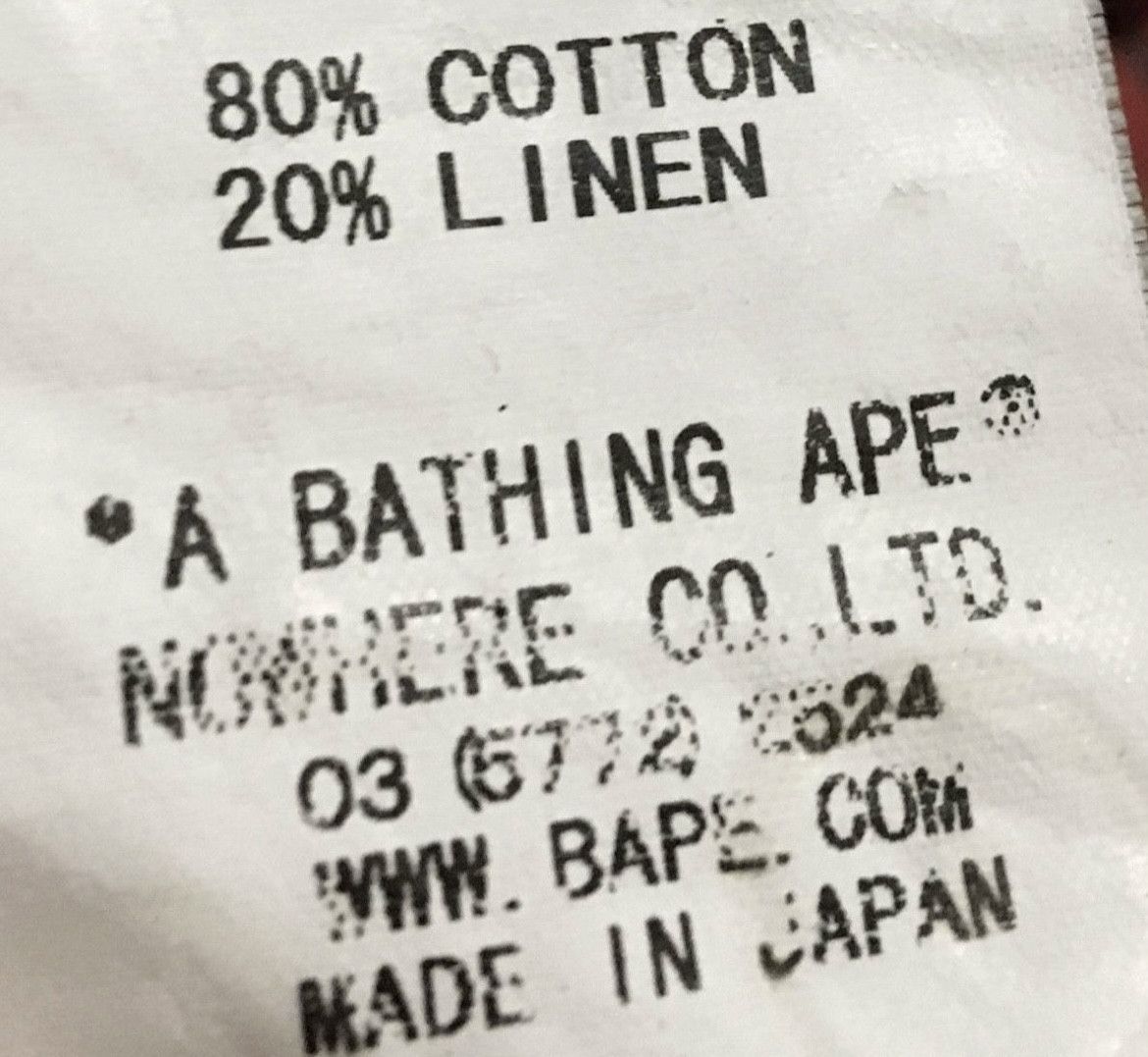 Bape Bape long sleeve button up shirt Size US M / EU 48-50 / 2 - 5 Thumbnail