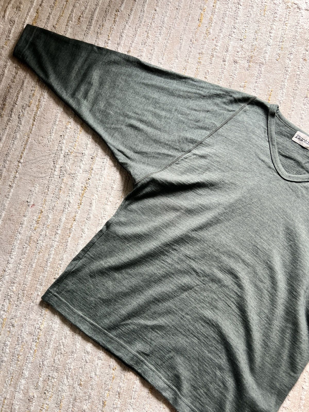 Beauty Beast × Issey Miyake × Japanese Brand Issey Miyake Plantation Wide Sleeve Vneck LS Tshirt Size US M / EU 48-50 / 2 - 2 Thumbnail