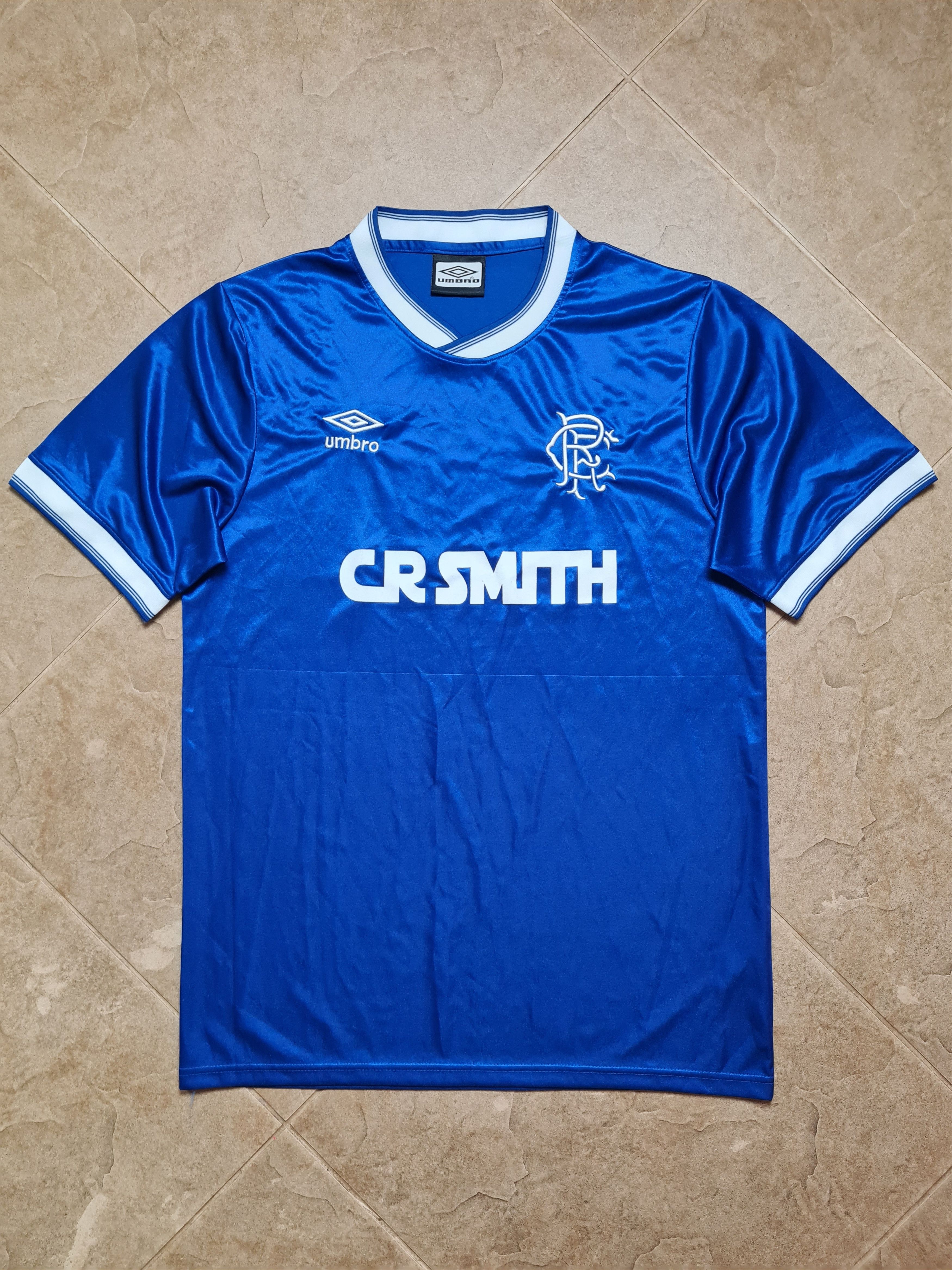Umbro RETRO REPLICA FC RANGERS GLASGOW 1986/1987 FOOTBALL SOCCER Size US L / EU 52-54 / 3 - 1 Thumbnail
