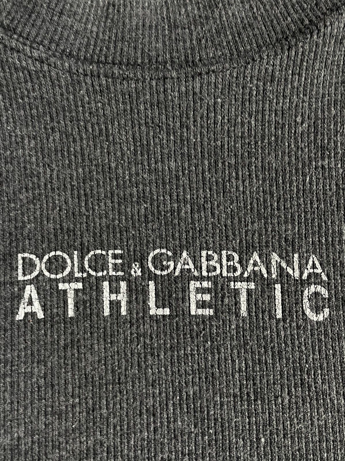 Dolce & Gabbana Dolce & Gabbana Athletic Vintage 00’s T-Shirt Y2K Grey RARE Size M / US 6-8 / IT 42-44 - 3 Thumbnail
