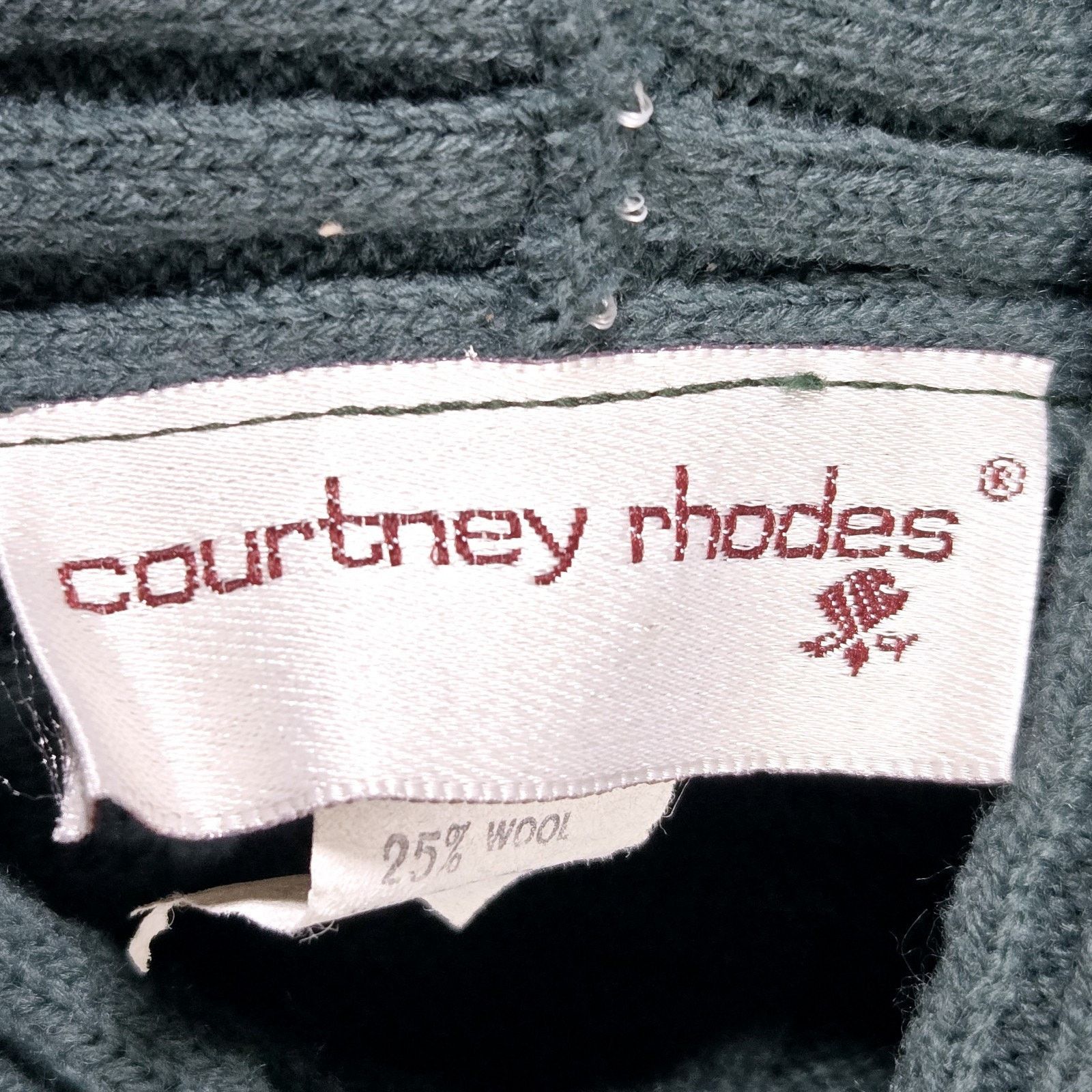 & Other Stories Courtney Rhodes Sweater Vintage S Wool Blend Basket Weave Size S / US 4 / IT 40 - 7 Thumbnail