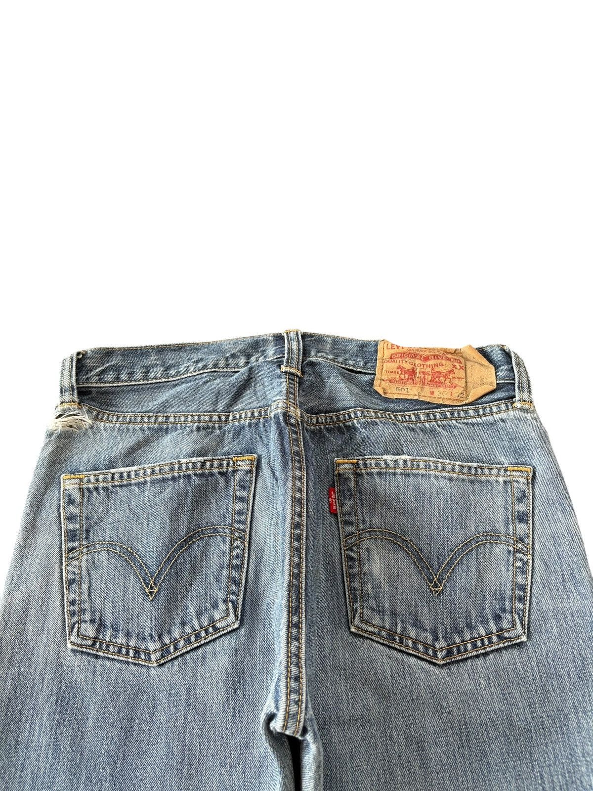 Levi's Vintage 90s Levis 501 Stonewashed Loose Jeans Size US 30 / EU 46 - 7 Thumbnail