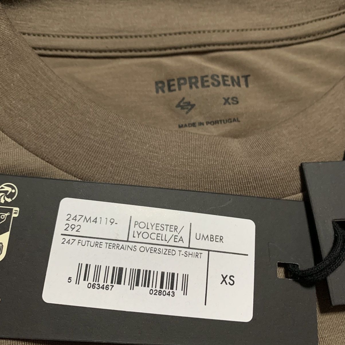 Represent Clo. Represent XS 247 Future Terrains Oversized Tee Umber Size US XS / EU 42 / 0 - 5 Thumbnail