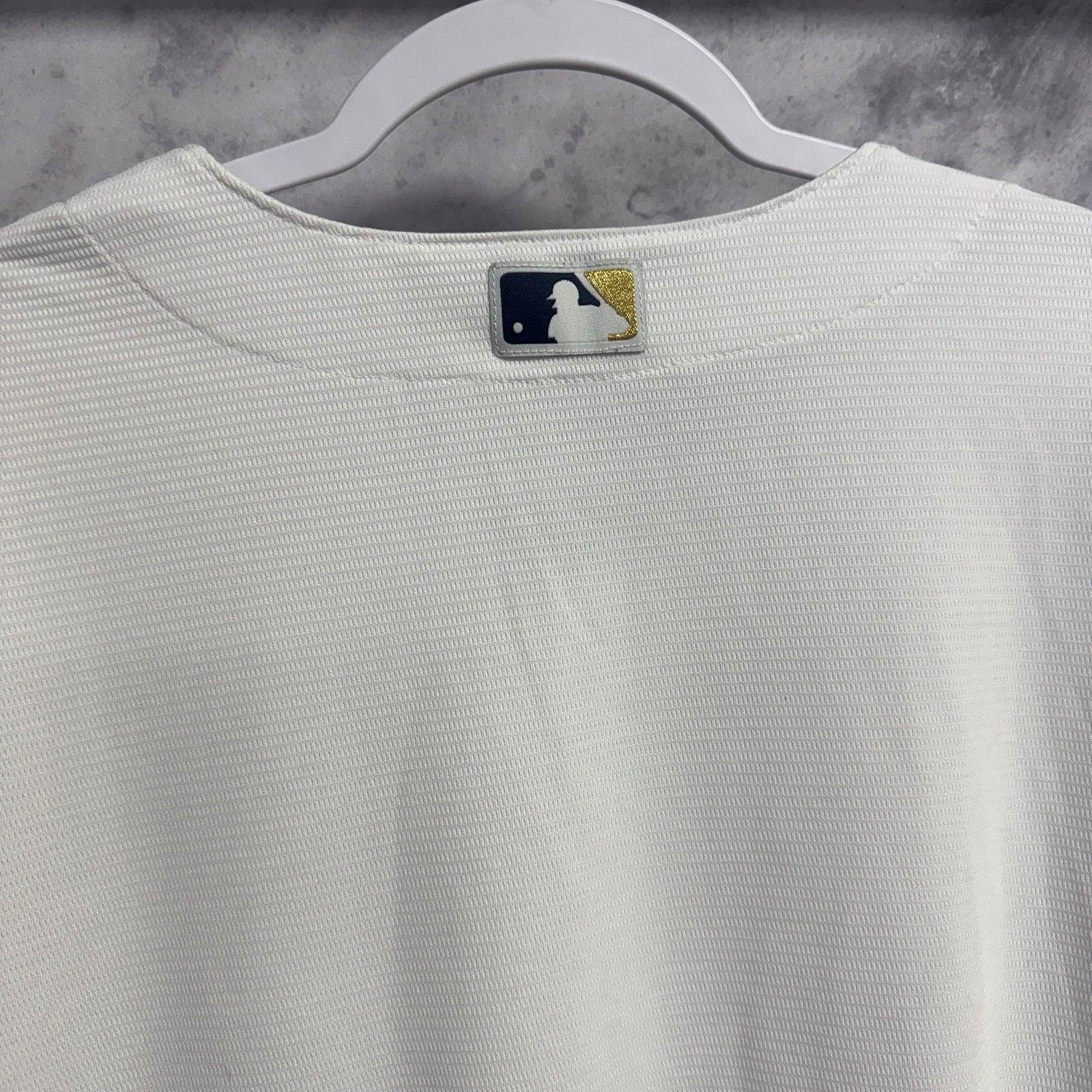 Majestic Milwaukee Brewer Majestic Cool Base MLB Jersey White Size US XL / EU 56 / 4 - 9 Thumbnail