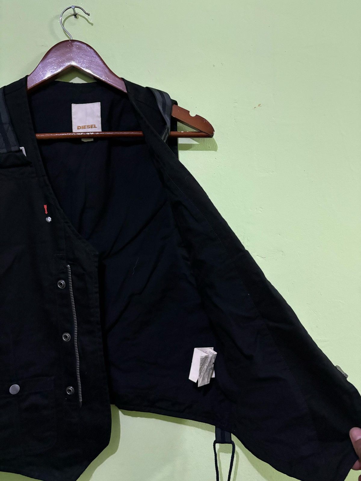 Diesel × Diesel Black Gold Diesel Tactical Utility Vest Design Bondage Size US M / EU 48-50 / 2 - 7 Thumbnail