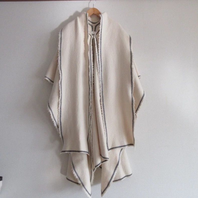 Jil Sander Jil Sander Wool scarf cloak Size 4XL / US 24-26 - 1 Thumbnail