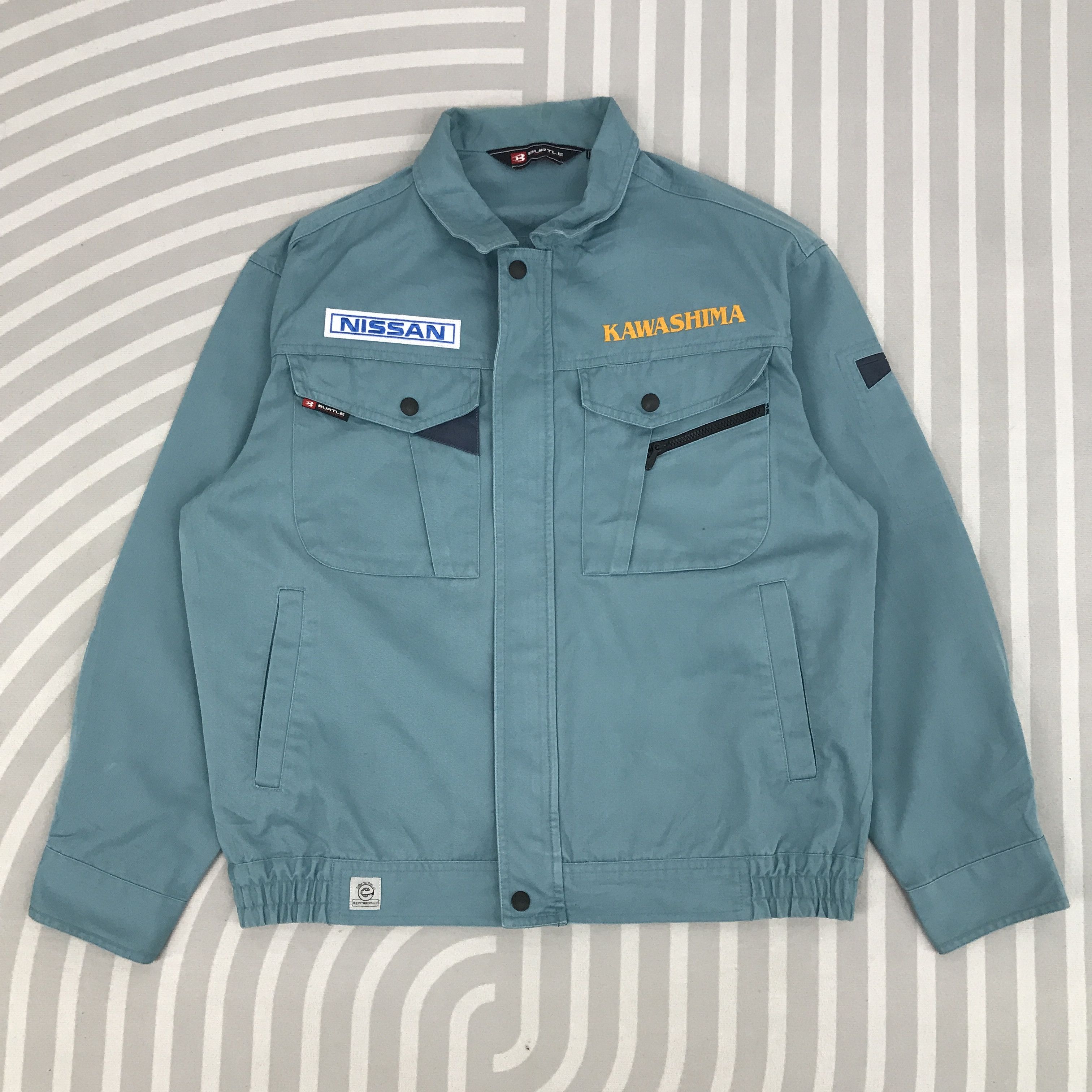 Japanese Brand × Vintage Vintage Nissan Racing work uniform custom japan Jacket Size US L / EU 52-54 / 3 - 1 Thumbnail