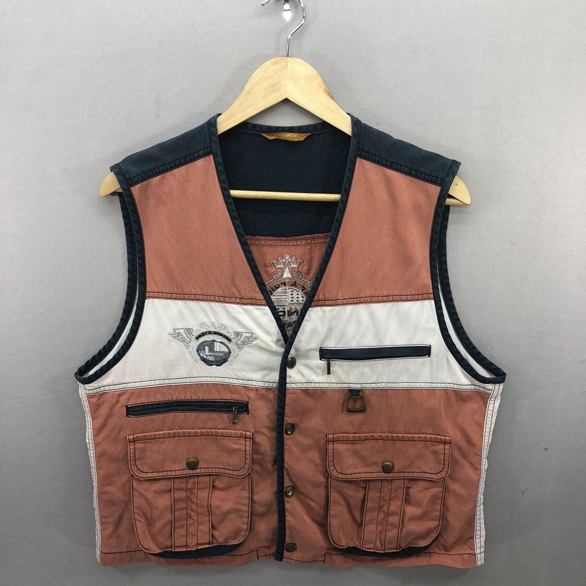 Vintage 90’s Lancel Colour Block Vest