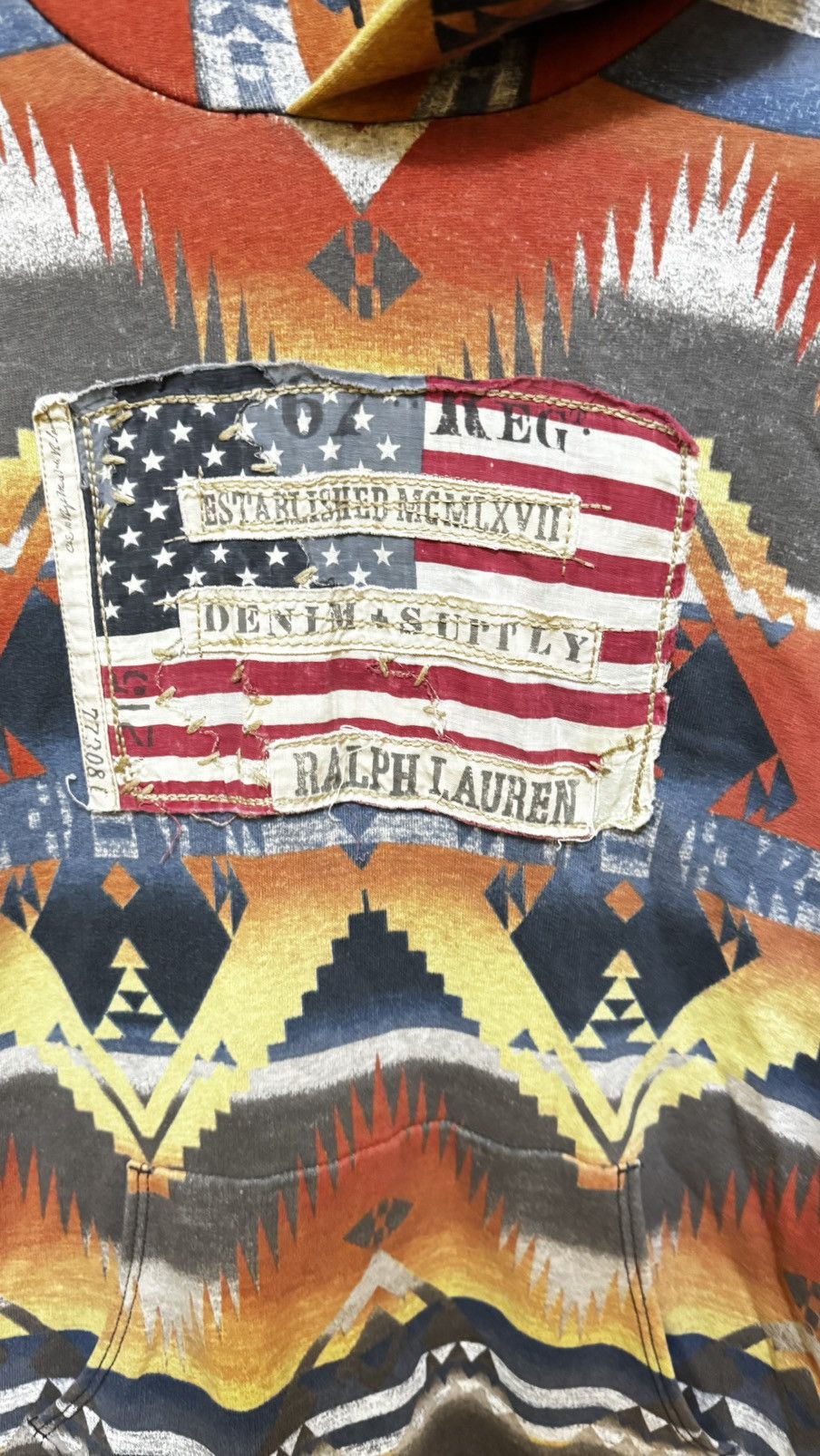 Denim & Supply Ralph Lauren Denim & Supply Ralph Lauren Thermal Hoodie Size US M / EU 48-50 / 2 - 3 Thumbnail