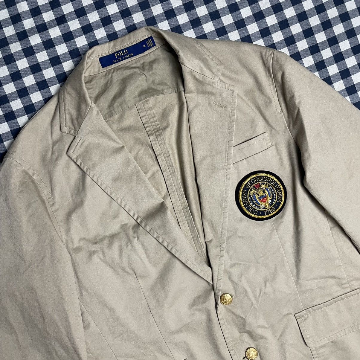 Polo Ralph Lauren Polo Ralph Lauren Blazer Collegivm Georgiopolitanvm patch Size 50R - 2 Thumbnail