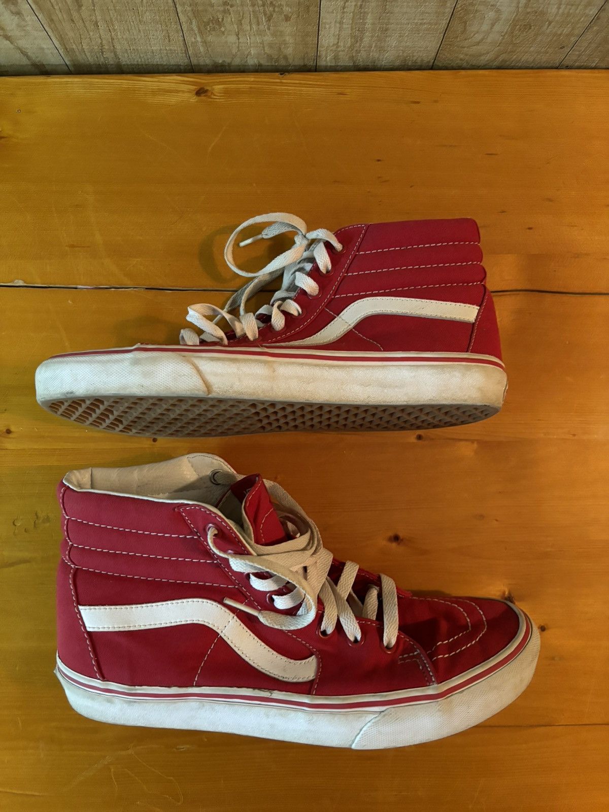 Vans 🔥 Vans Skate Hi Red Size US 9.5 / EU 42-43 - 7 Thumbnail
