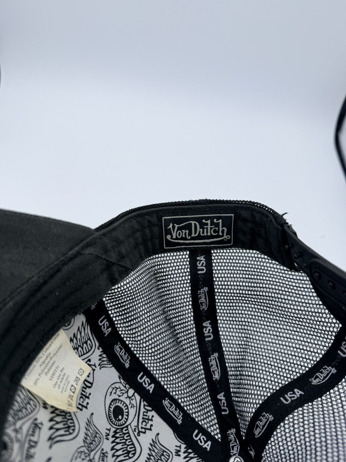 Von Dutch Von Dutch Worn Hat Cap Size ONE SIZE - 5 Thumbnail