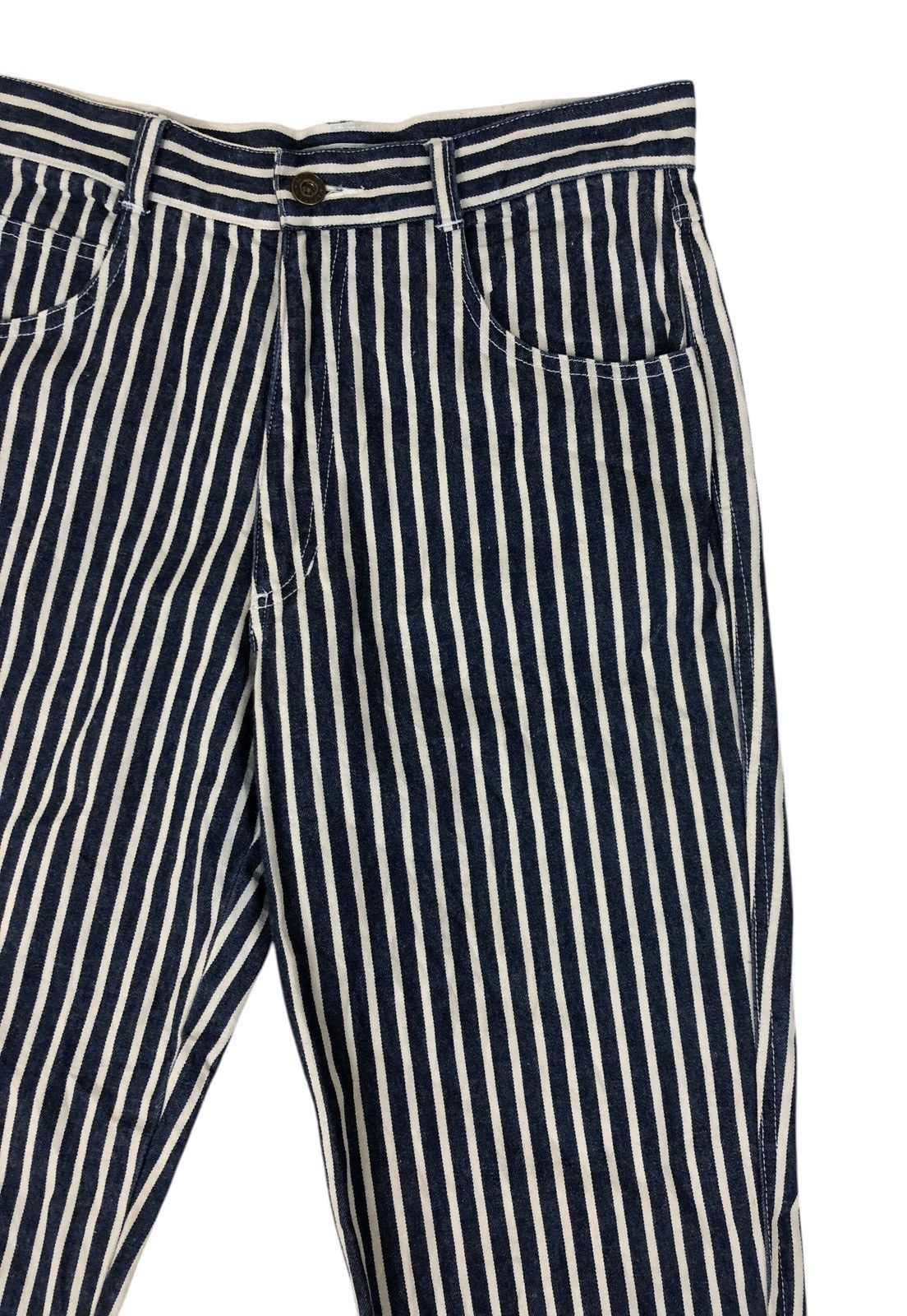 Japanese Brand × Michiko Koshino London Michiko Koshino Stripe Casual Style Pants Size US 29 - 6 Thumbnail