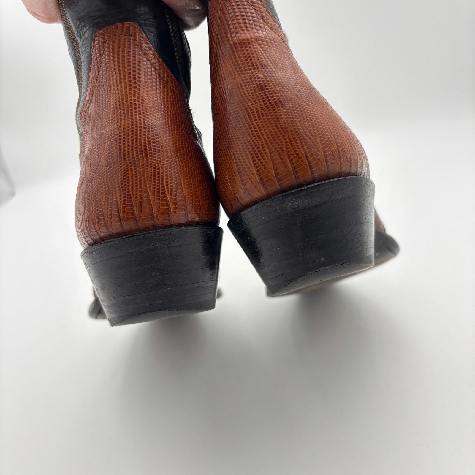 Tony Lama Tony Lama 8243 Lizard Leather Western Cowboy Boots 8.5D Size US 8.5 / EU 41-42 - 13 Thumbnail