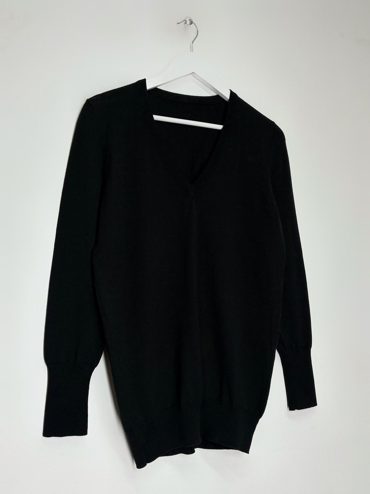Versace Versace Collection Back Medusa Knitted Sweater Black V-Neck Size US S / EU 44-46 / 1 - 5 Thumbnail