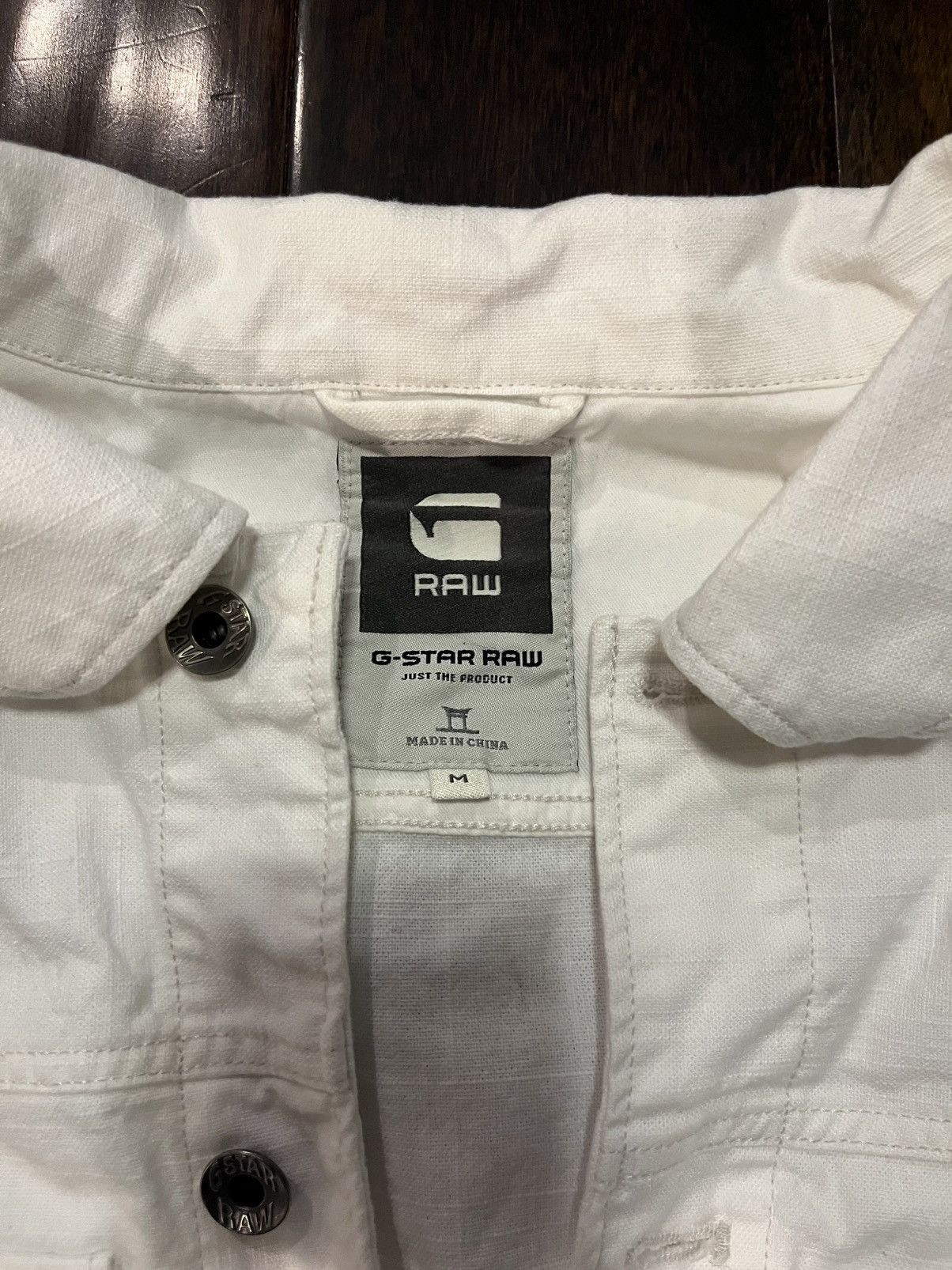 G-Star G-Star RAW White Denim Jacket Size US M / EU 48-50 / 2 - 3 Thumbnail