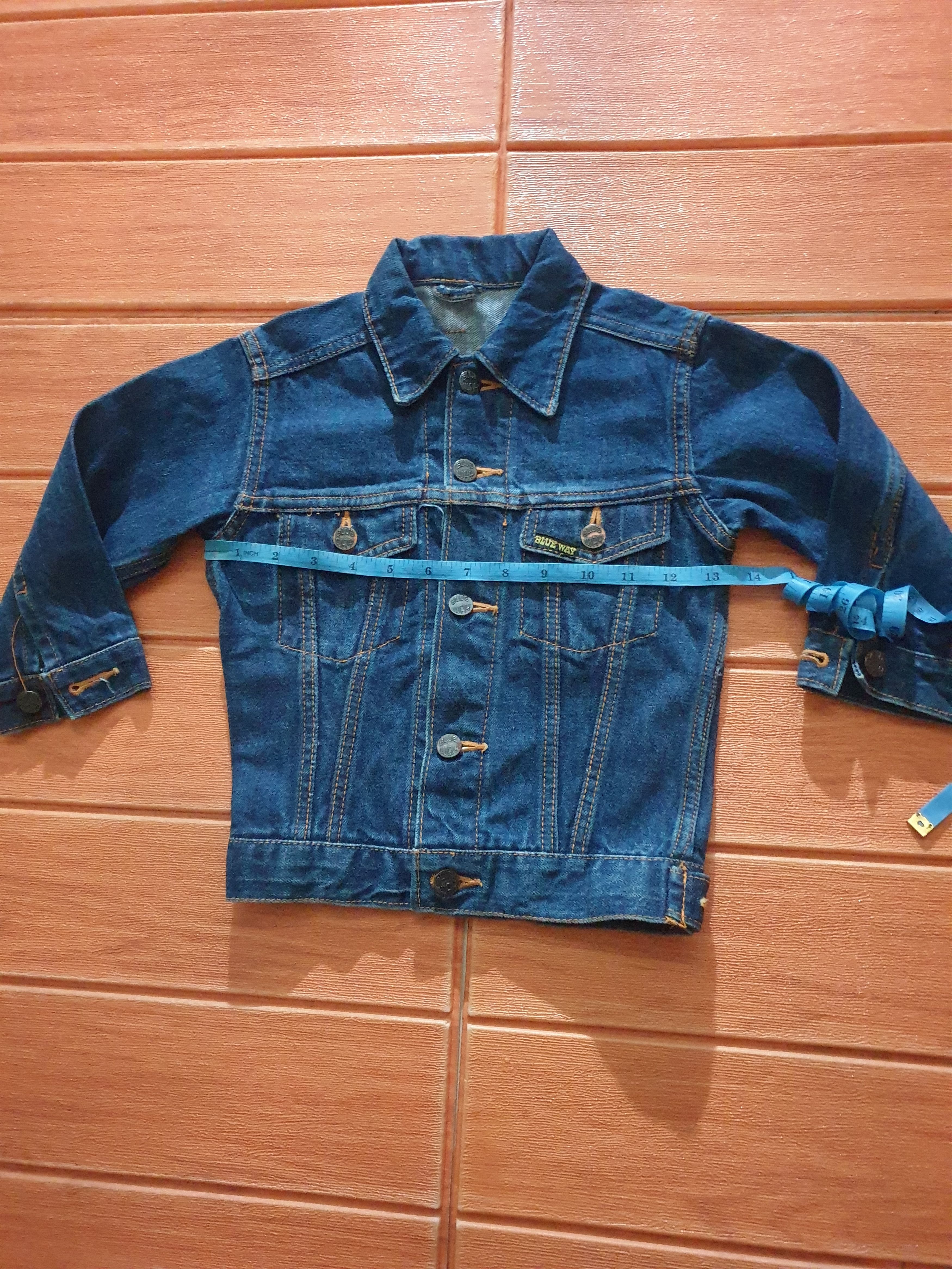 Japanese Brand 💥Vintage blue way selvedge jacket Size US XXS / EU 40 - 3 Thumbnail
