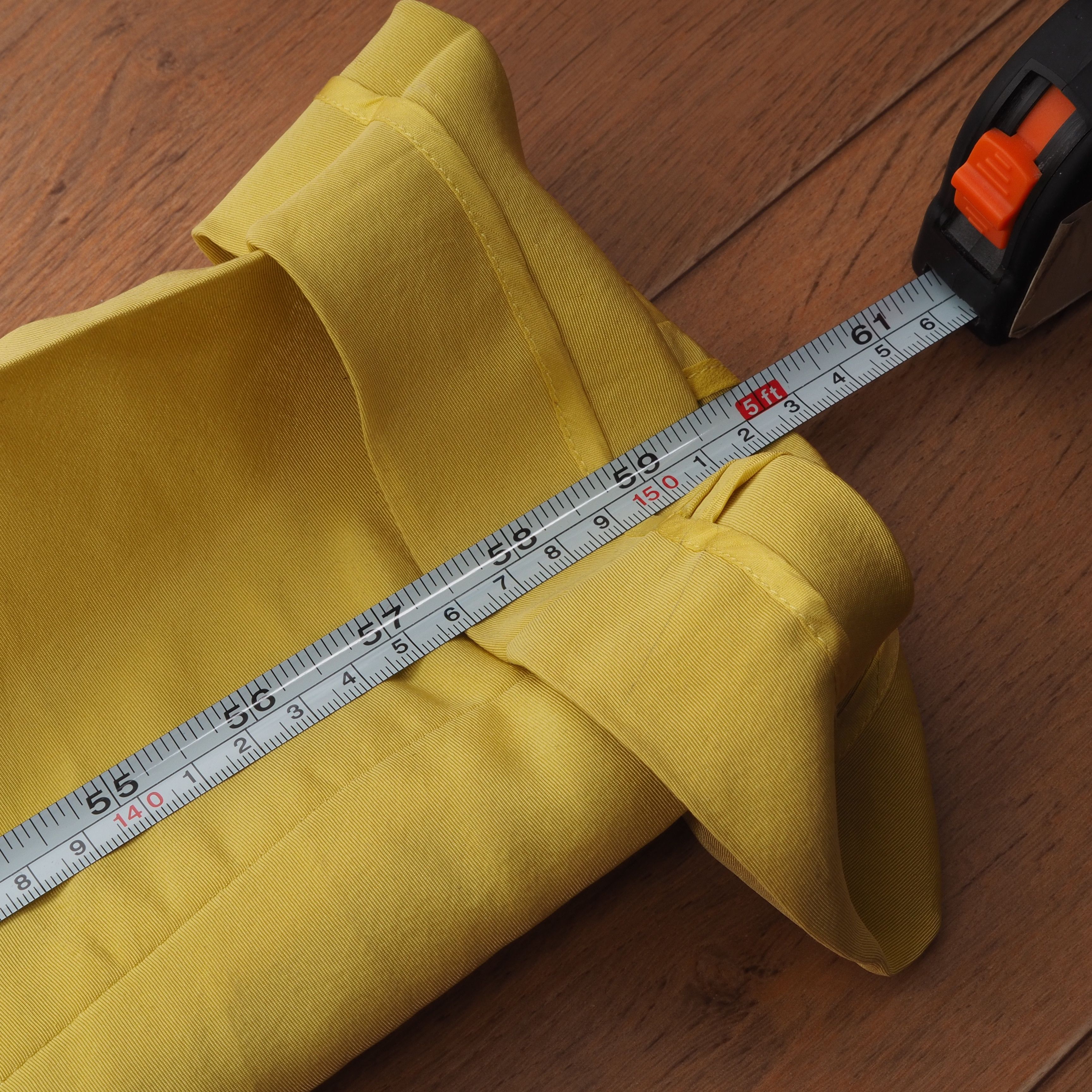 Oscar De La Renta Oscar de la Renta Vintage Yellow Silk Jumpsuit Size 28" / US 6 / IT 42 - 9 Thumbnail