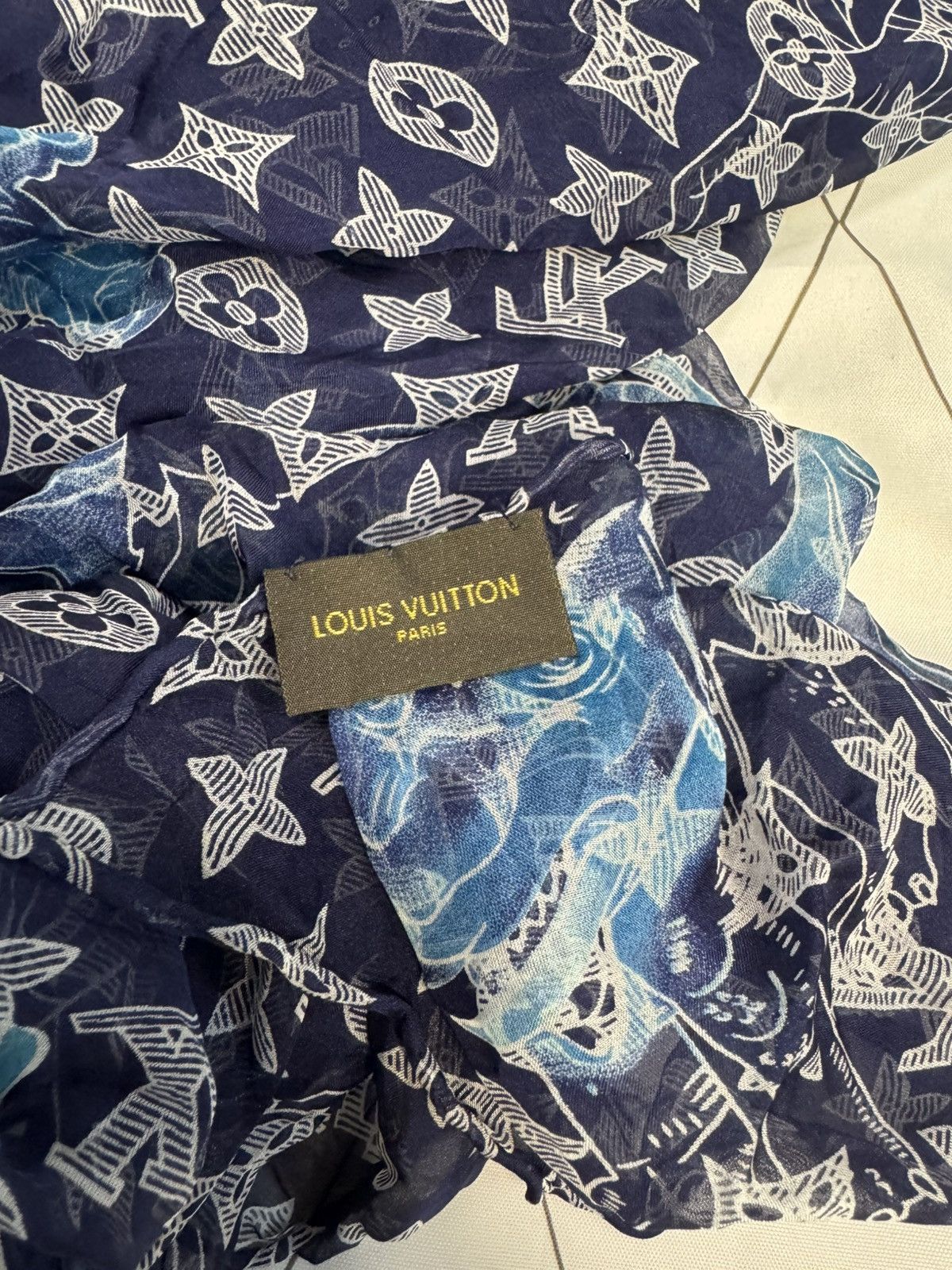 Louis Vuitton Louis vuitton silk monogram scarf Size ONE SIZE - 5 Thumbnail