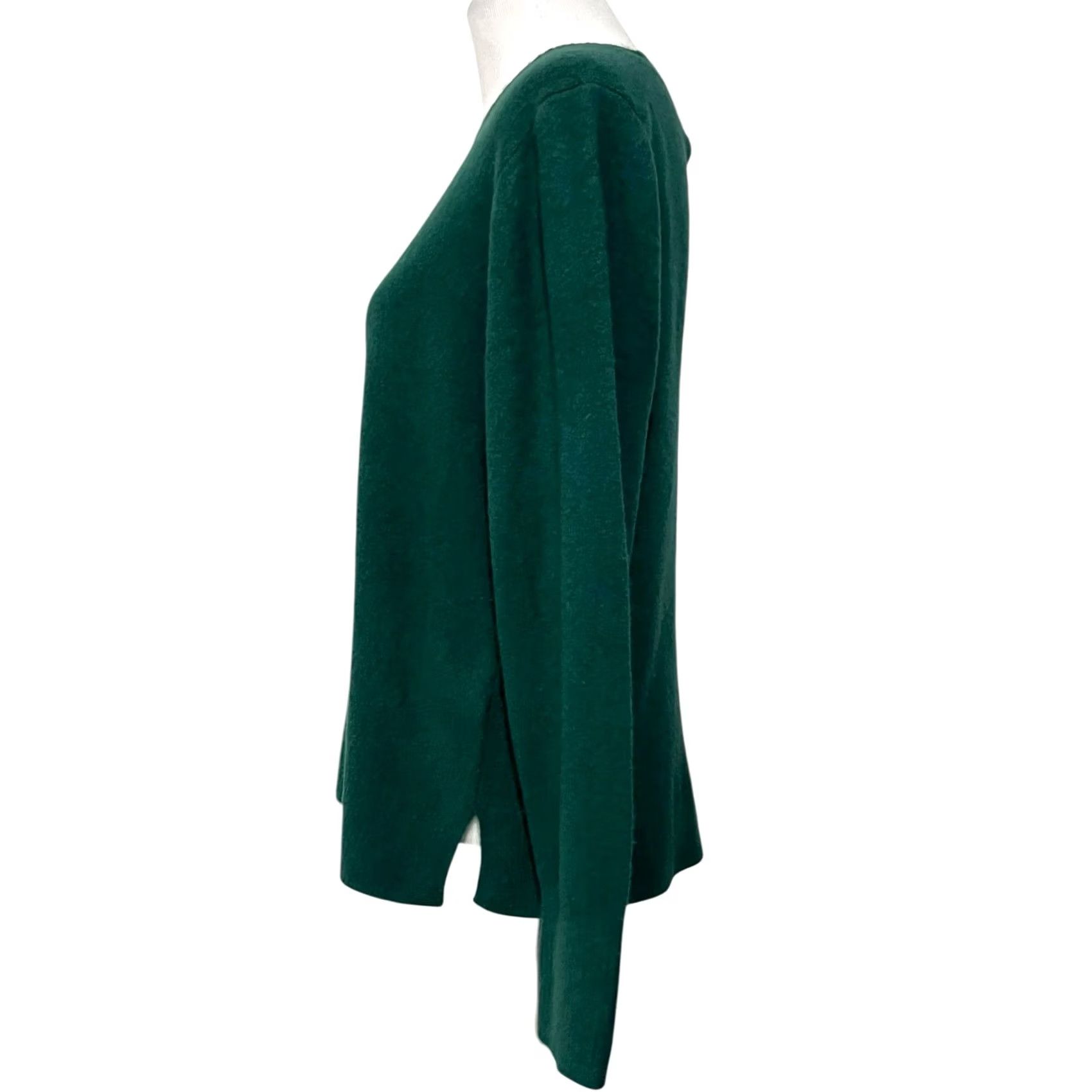 J.Crew J.Crew Factory Women’s Crewneck Sweater Green Pullover L Crew Neck Long Sleeve Solid Acrylic Wool Spandex Casual Womens Size L / US 10 / IT 46 - 5 Thumbnail