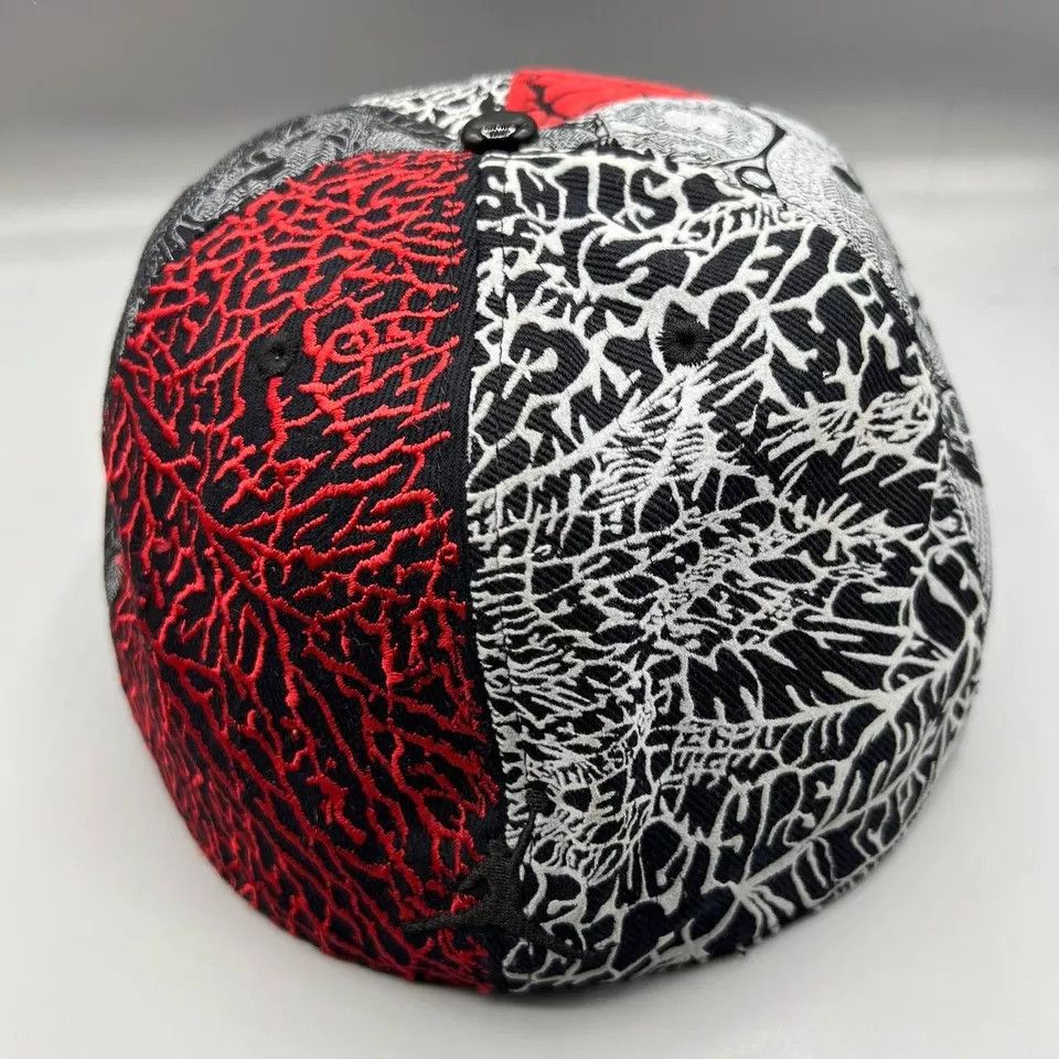 Jordan Brand Air Jordan 8 Hat Men 7 3/8 Multi-Color Pattern Fitted Cap Size ONE SIZE - 5 Thumbnail